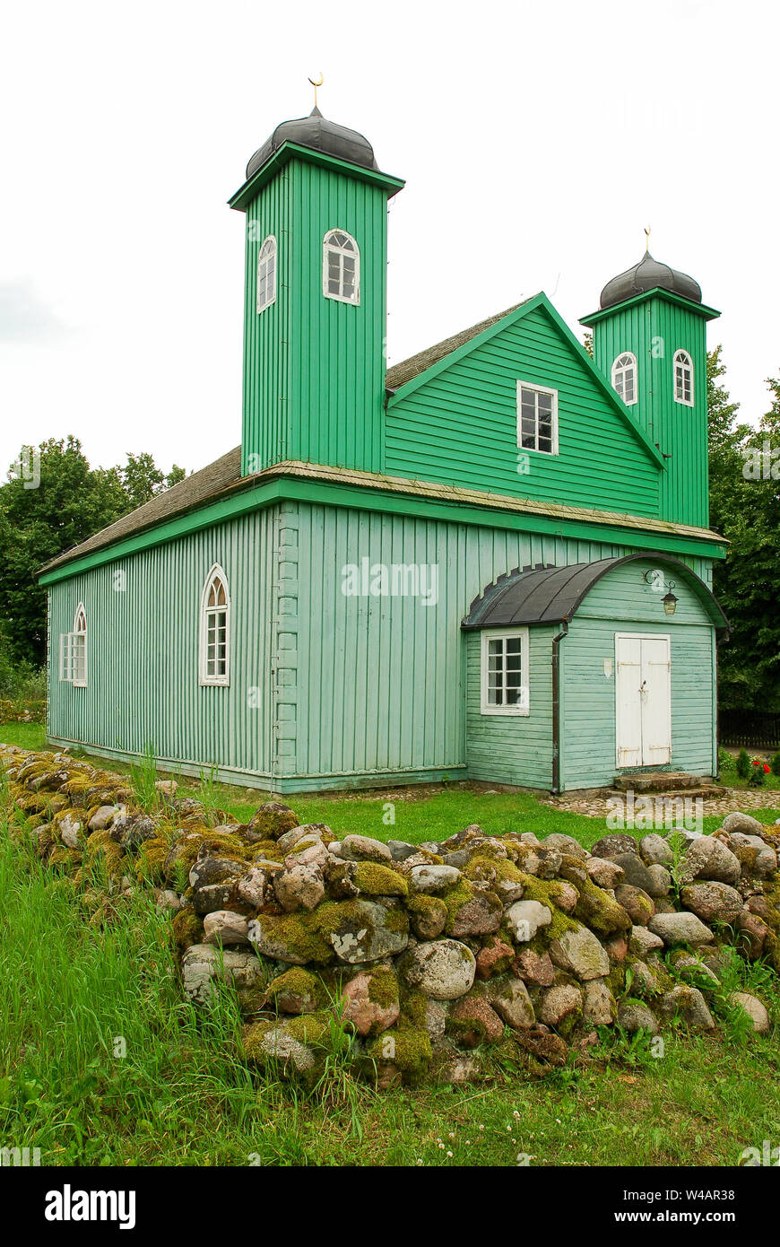 Wooden mosque built in XVIII century in Kruszyniany, Poland. July 6th 2008 © Wojciech Strozyk / Alamy Stock Photo Stock Photo