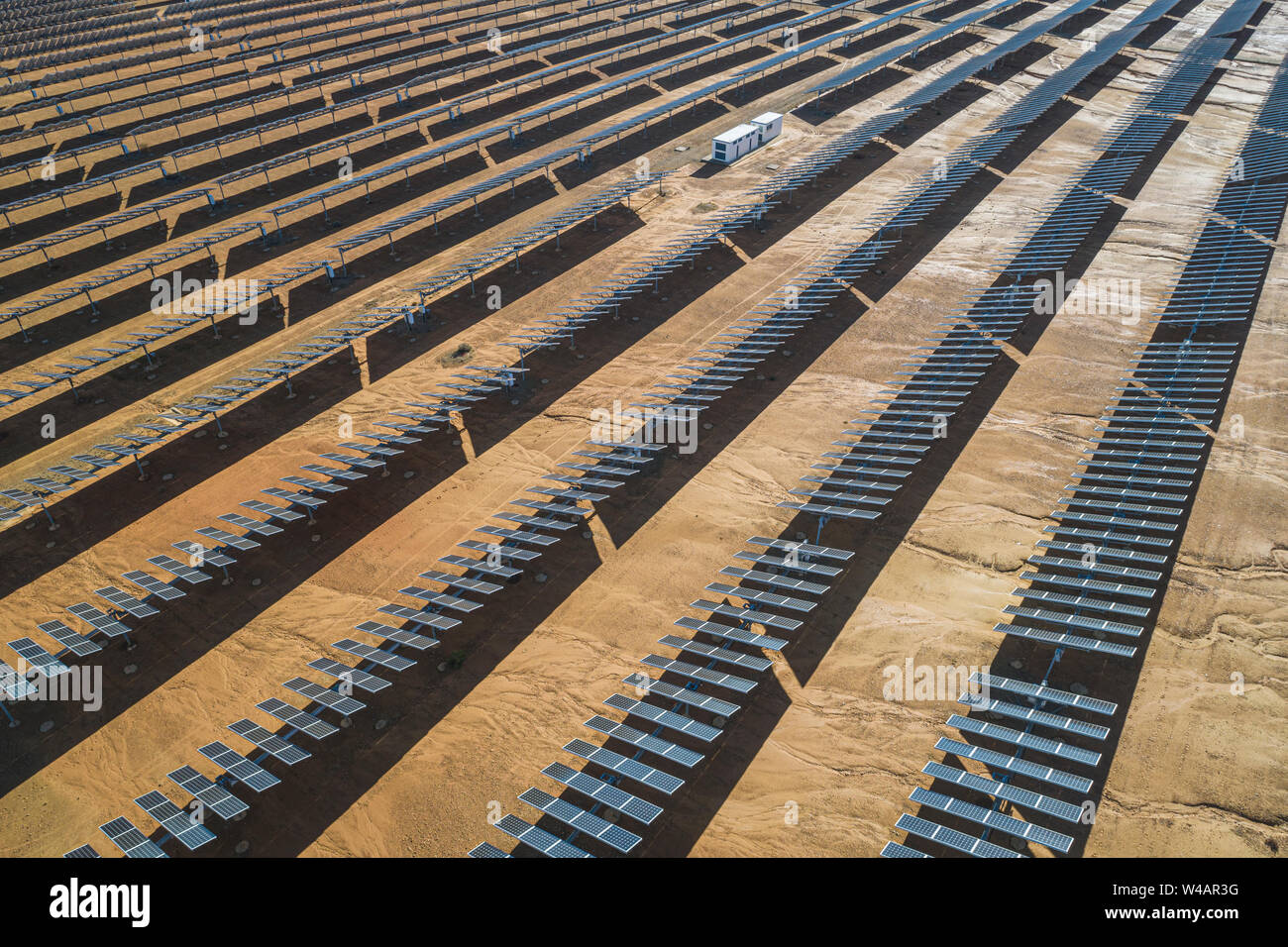 Field of Solar Panel Stock Photo - Alamy