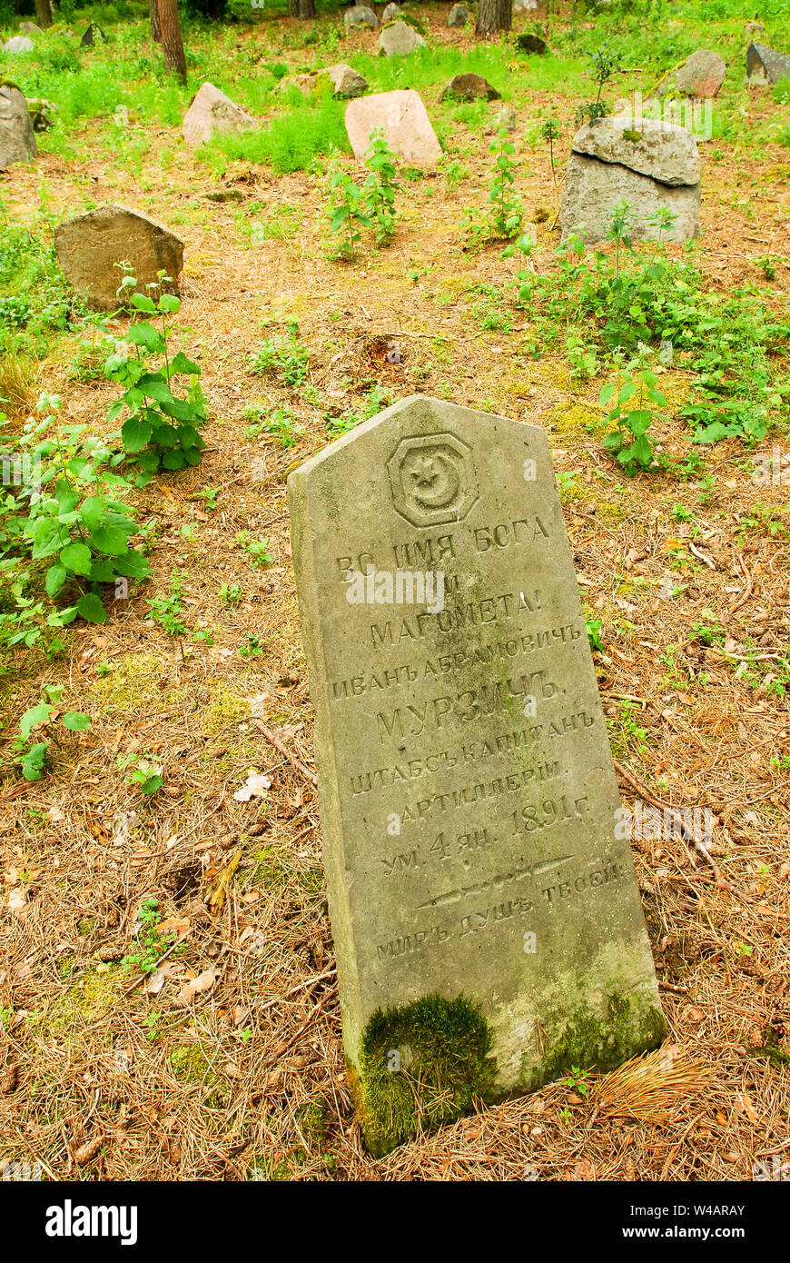 Muslim cemetery in Kruszyniany, Poland. July 6th 2008 © Wojciech Strozyk / Alamy Stock Photo Stock Photo