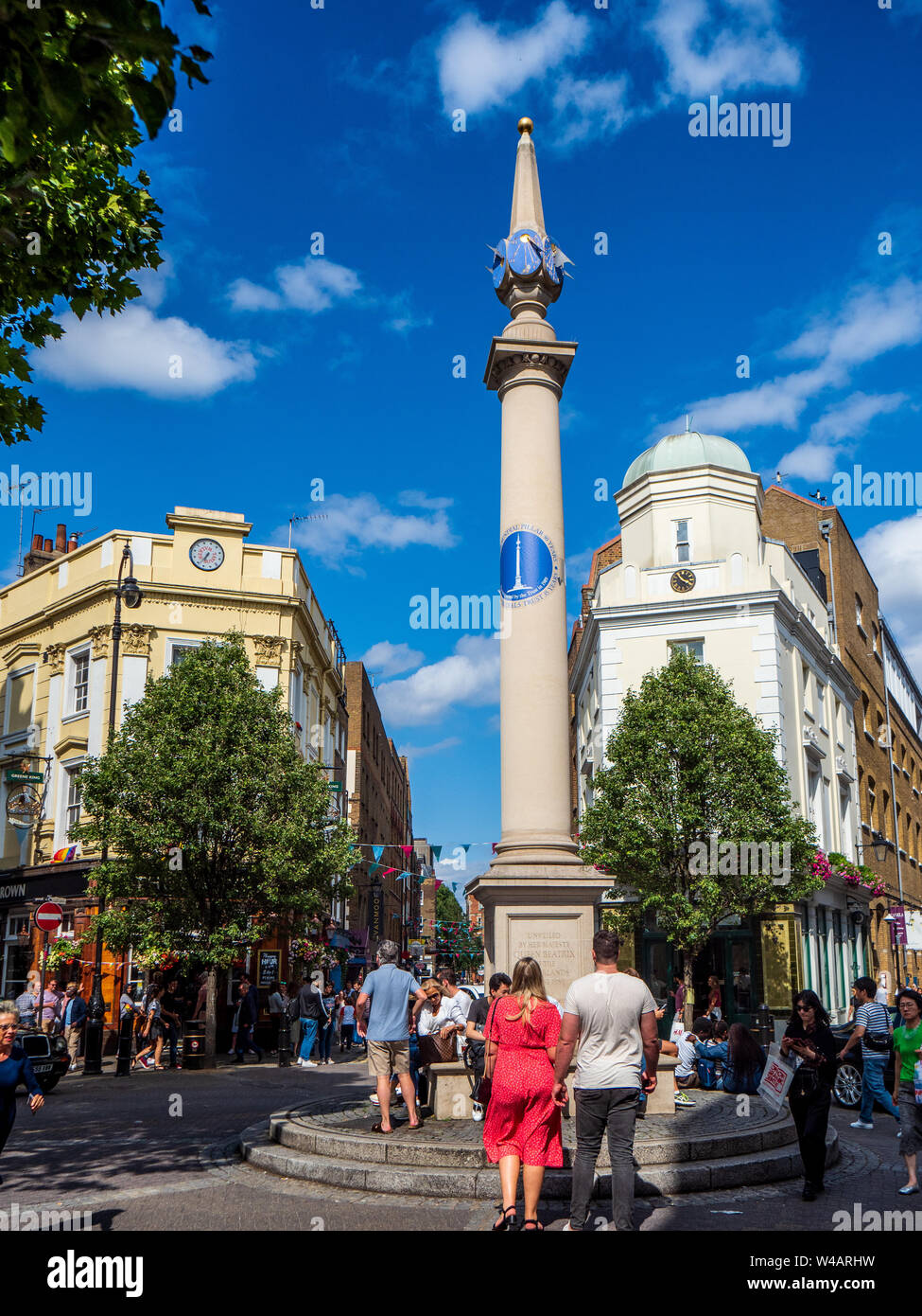 Seven Dials London Seven Dials Sundial a replacement six dial
