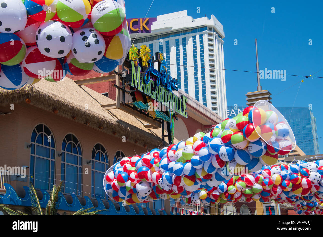 Atlantic city boardwalk entertainment hires stock photography and