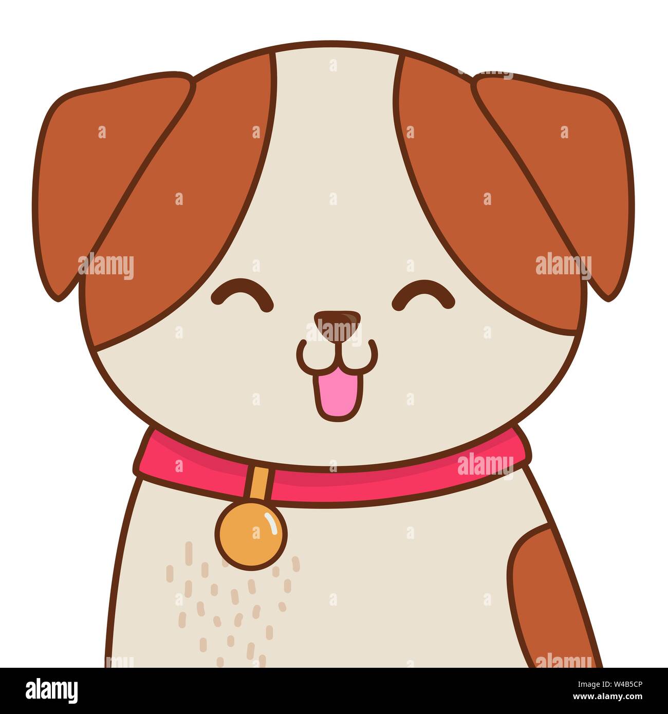 cute pet little animal dog cartoon vector illustration graphic design ...