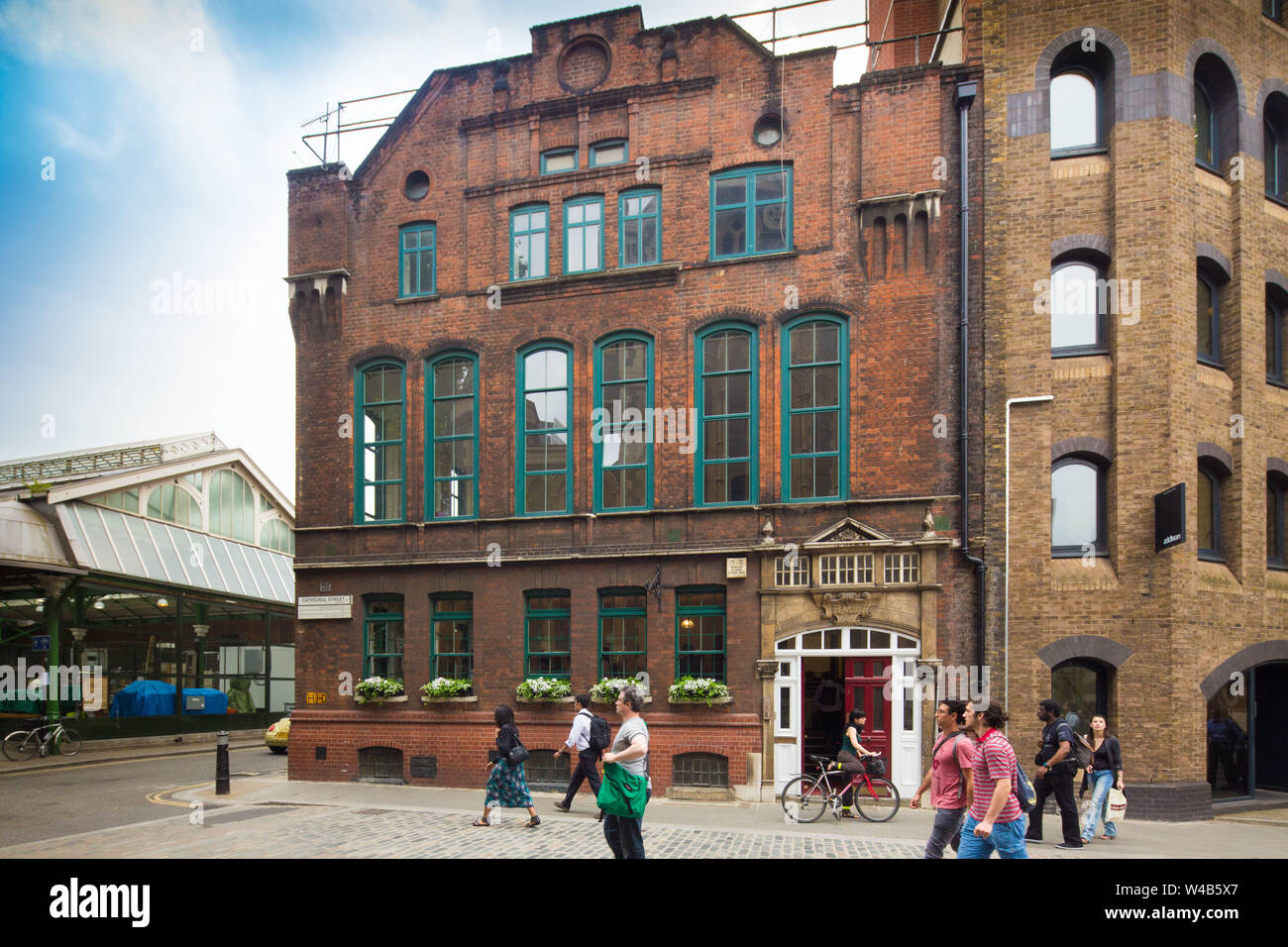 Borough Market Cathedral Street Stock Photo