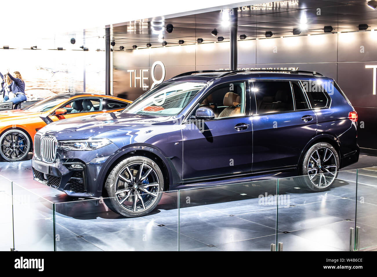 Brussels, Belgium, Jan 2019 all new BMW X7 production car, Brussels Motor  Show, G07 full-size luxury SUV manufactured and marketed by BMW Stock Photo  - Alamy