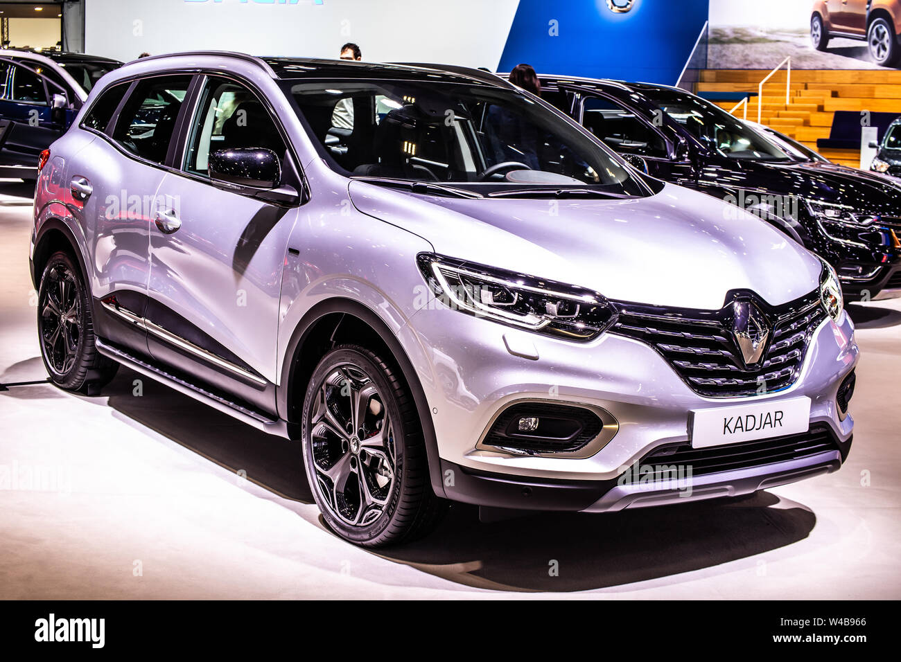 Brussels Belgium Jan 19 Silver Renault Kadjar Brussels Motor Show Cmf Cd Platform Compact Suv Produced By Renault Stock Photo Alamy