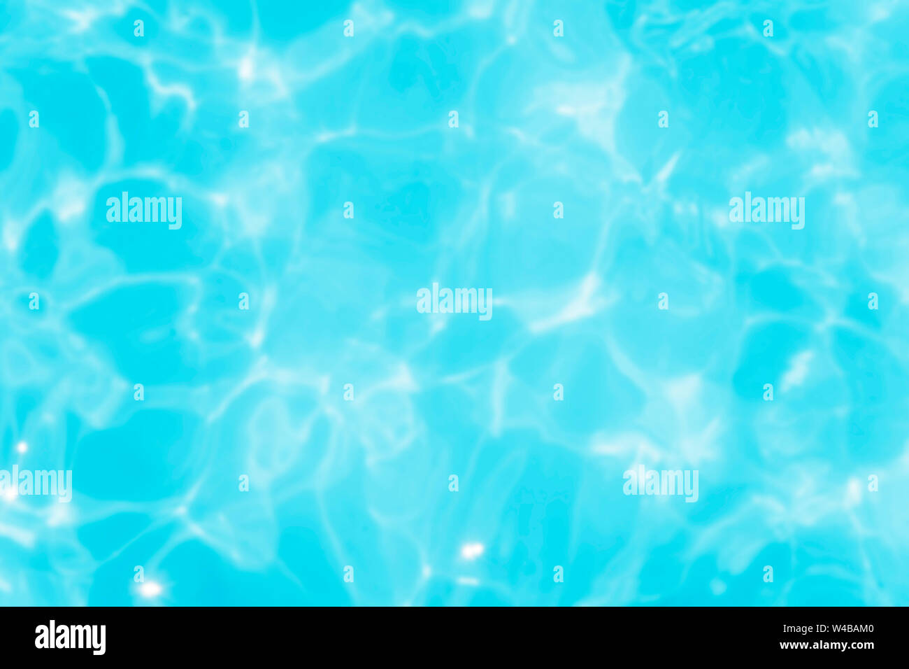 Blue water in swimming pool background blurred. Beautiful blue water