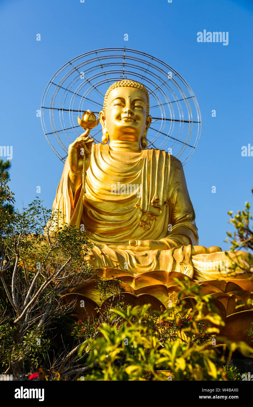 Seated Buddha in Vietnam Stock Photo Alamy