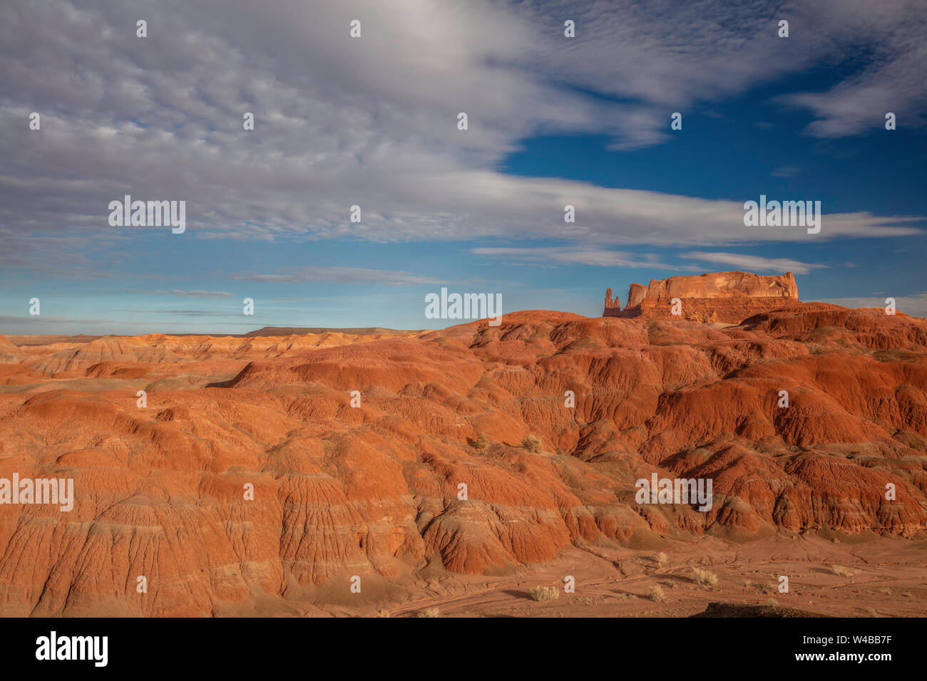 Round Top Ridge, Navajo Indian Reservation, Arizona Stock Photo