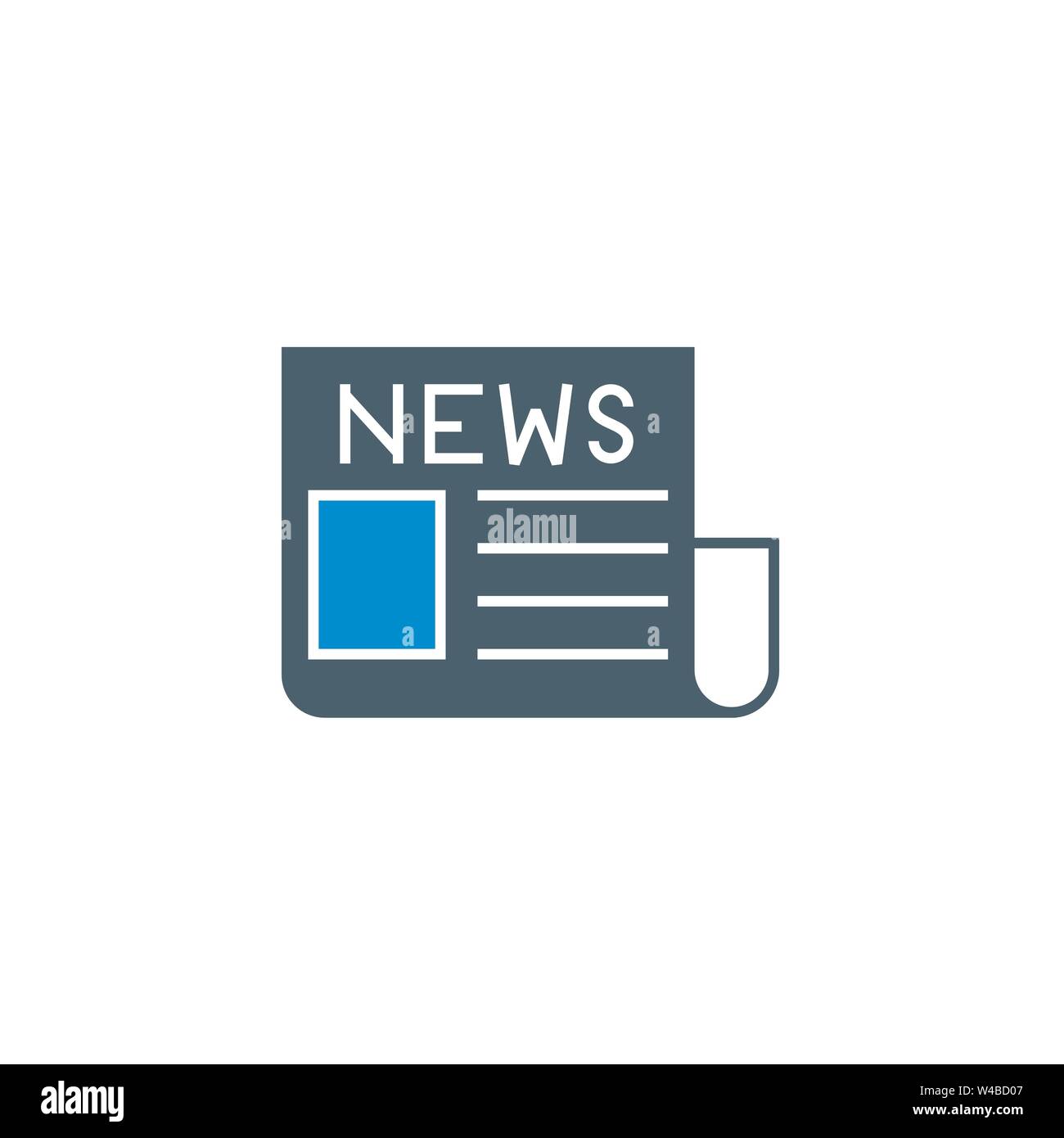 Newspaper related vector glyph icon Stock Vector Image & Art - Alamy