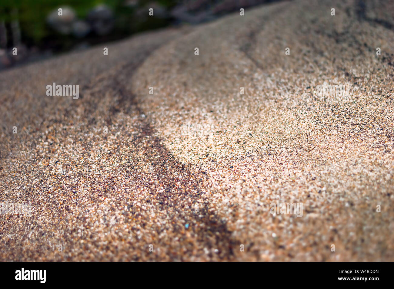 Sediment of Coarse Sand Deposited at a River Bank Stock Photo - Alamy
