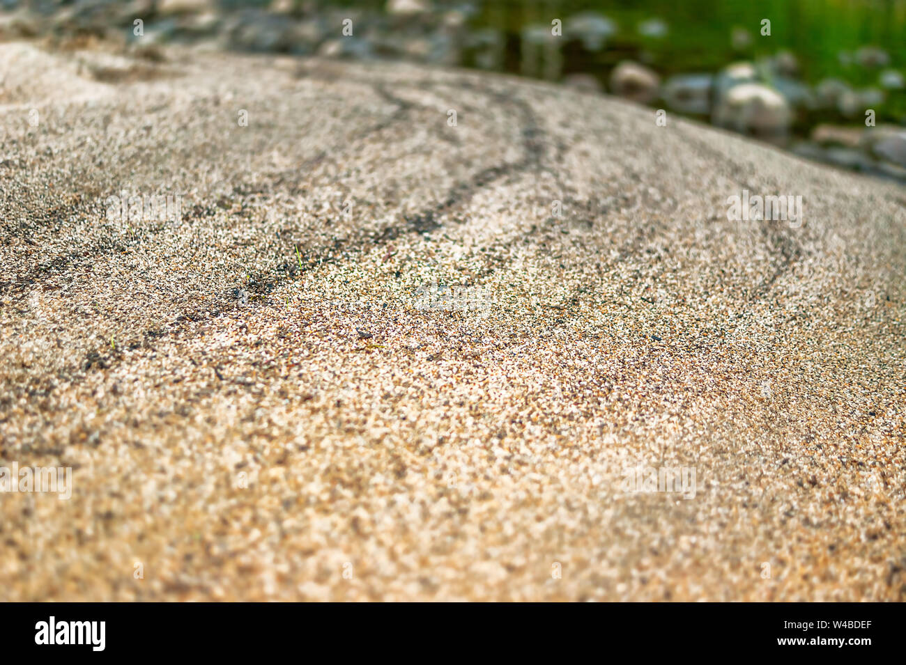 Sediment of Coarse Sand Deposited at a River Bank Stock Photo Alamy