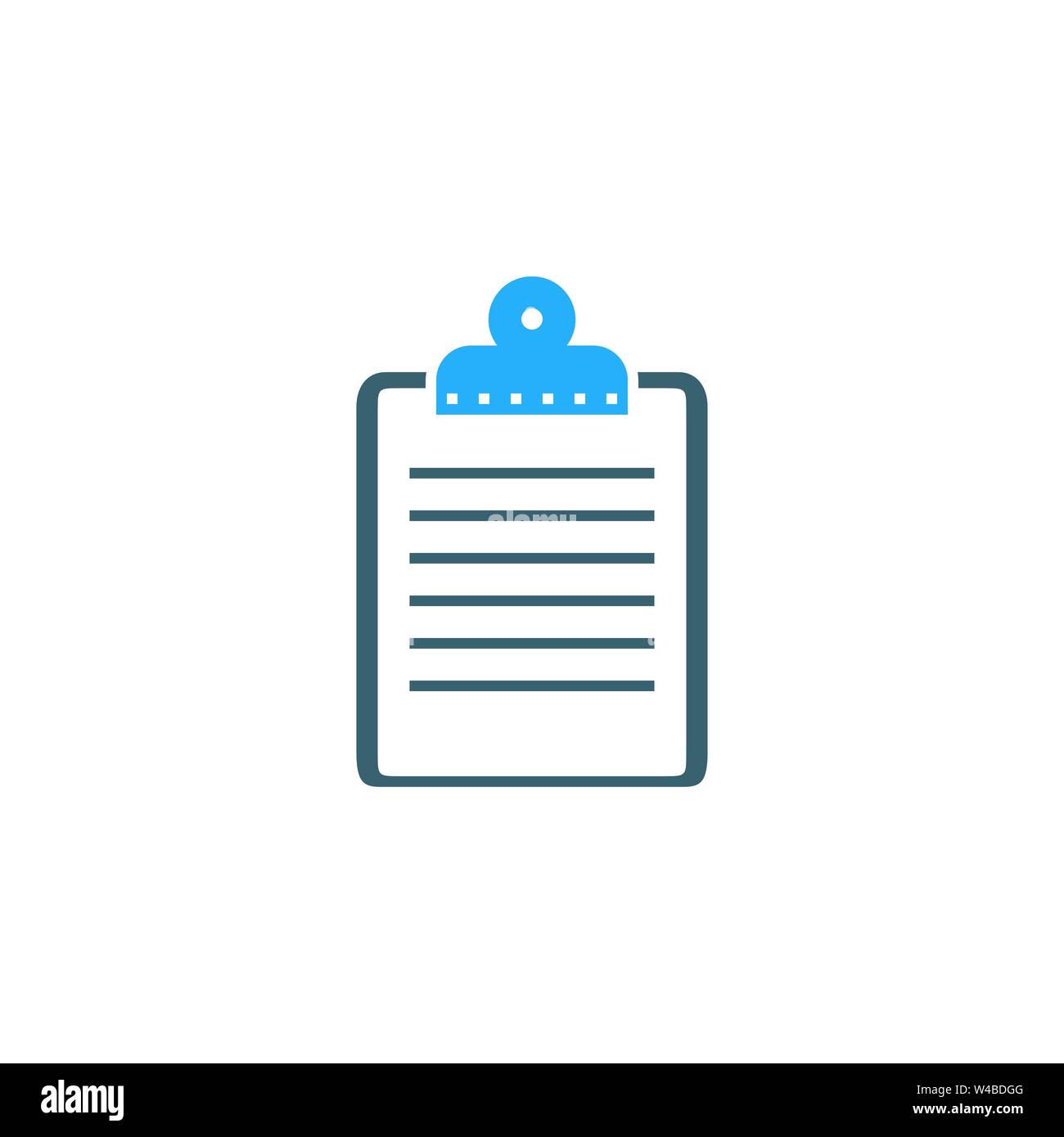 Clipboard related vector glyph icon. Stock Vector