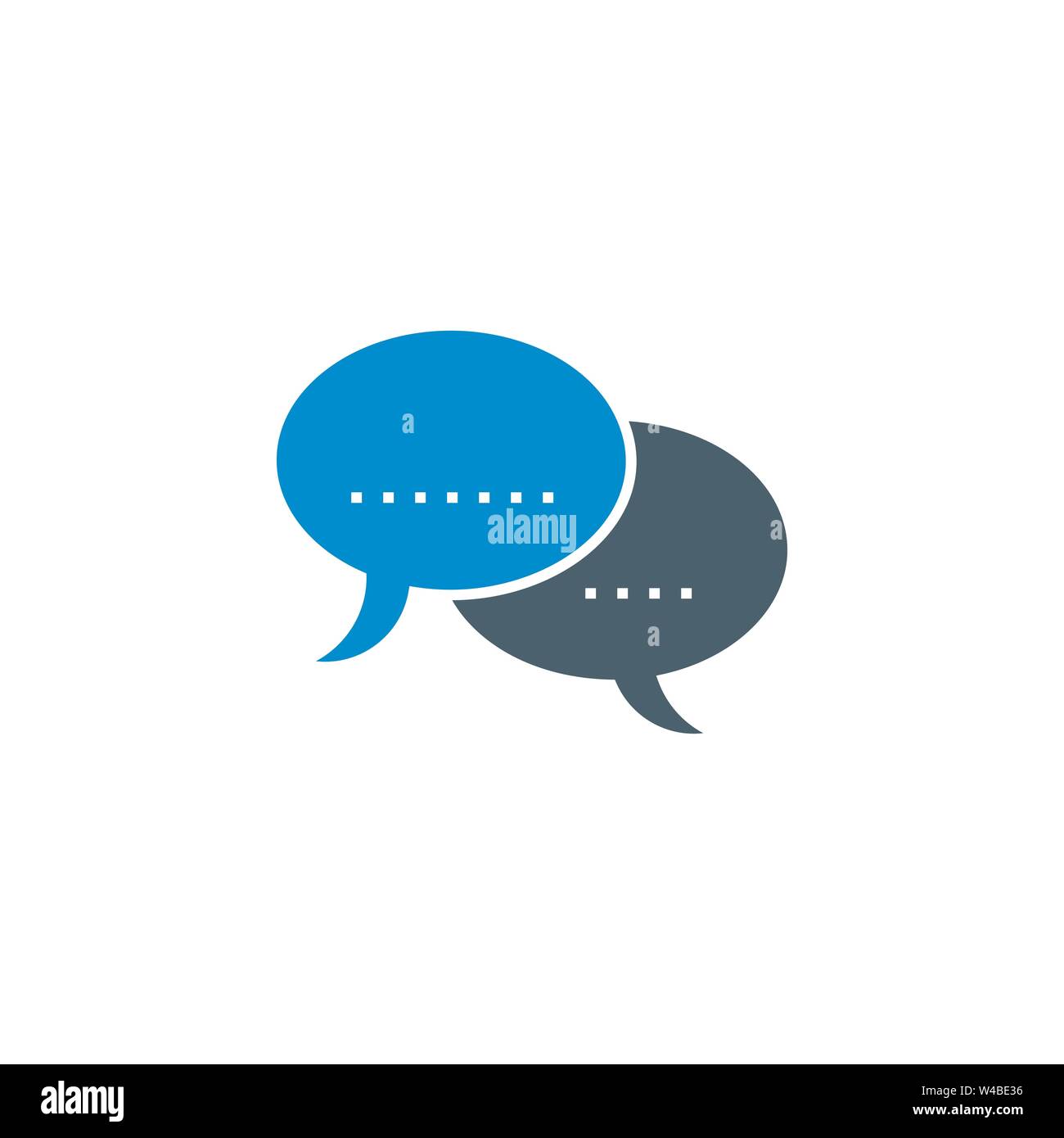 Speech Bubble Flat related vector glyph icon Stock Vector Image & Art ...