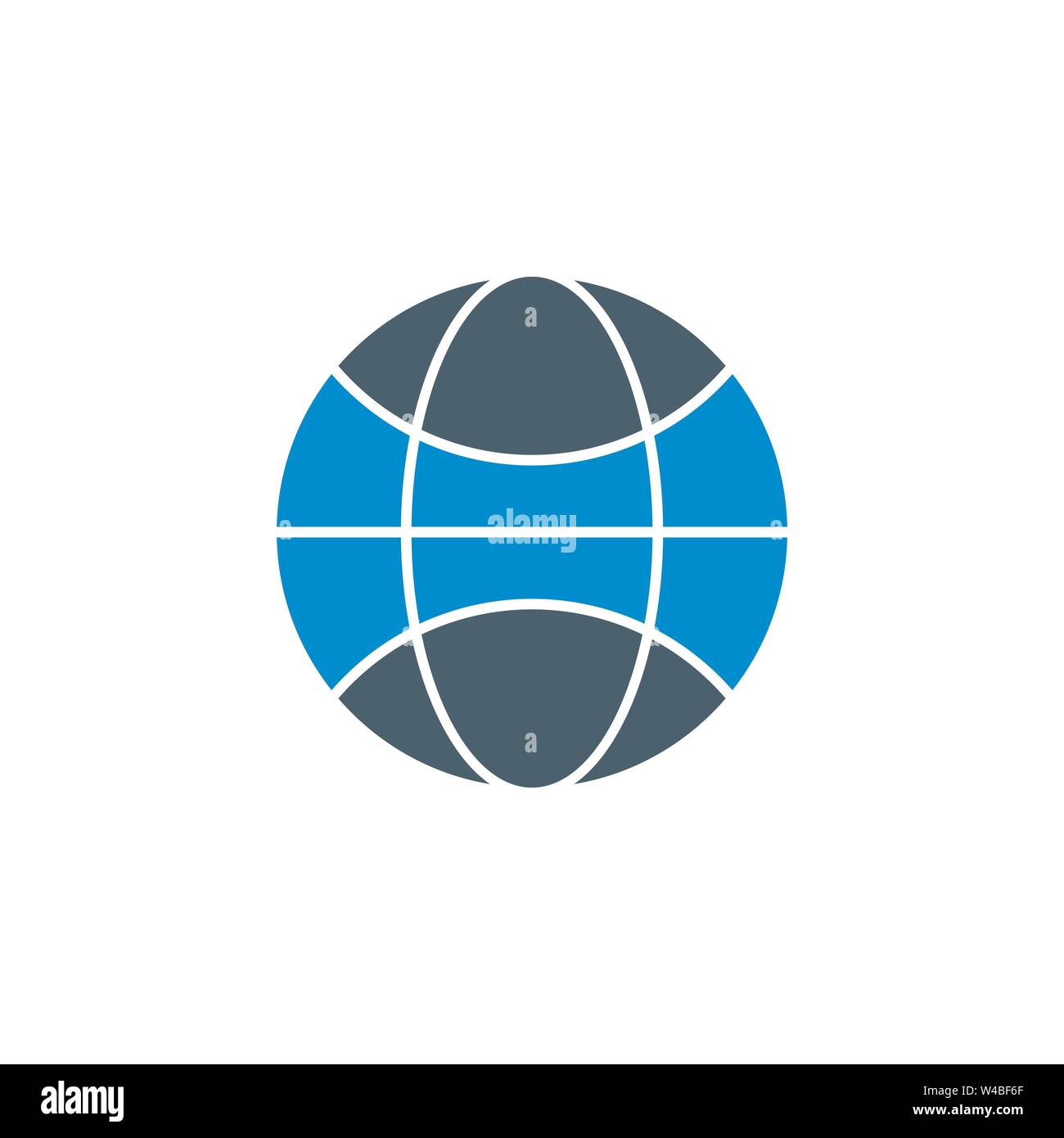 Globe Flat related vector glyph icon Stock Vector Image & Art - Alamy