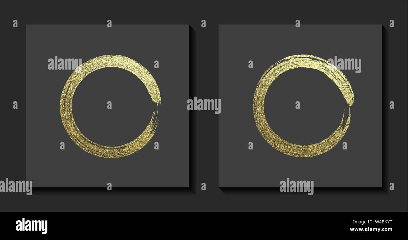 Round Grunge Golden Frame On A Gray Background Circle Luxury Vintage Border Label Logo Design Element Hand Drawn Shape Vector Illustration Gold Brush Abstract Wave Stock Vector Image Art Alamy Round Grunge Golden Frame On A Gray Background Circle Luxury Vintage Border Label Logo Design Element Hand Drawn Shape Vector Illustration Gold Brush Abstract Wave Stock Vector Image Art Alamy