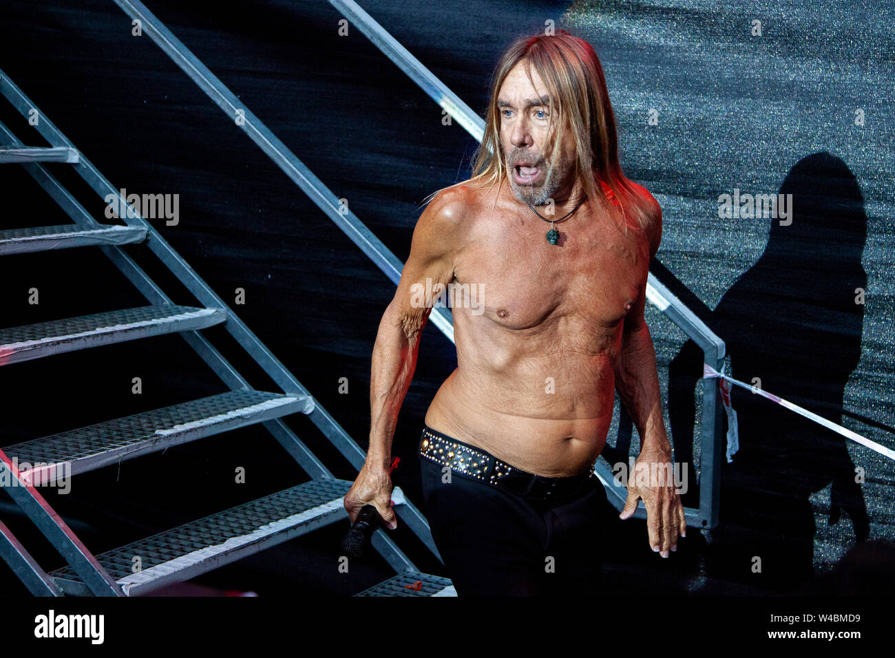 Link køn Advarsel Trondheim, Norway - June 29th, 2019. The American singer, musician and rock  legend Iggy Pop performs a