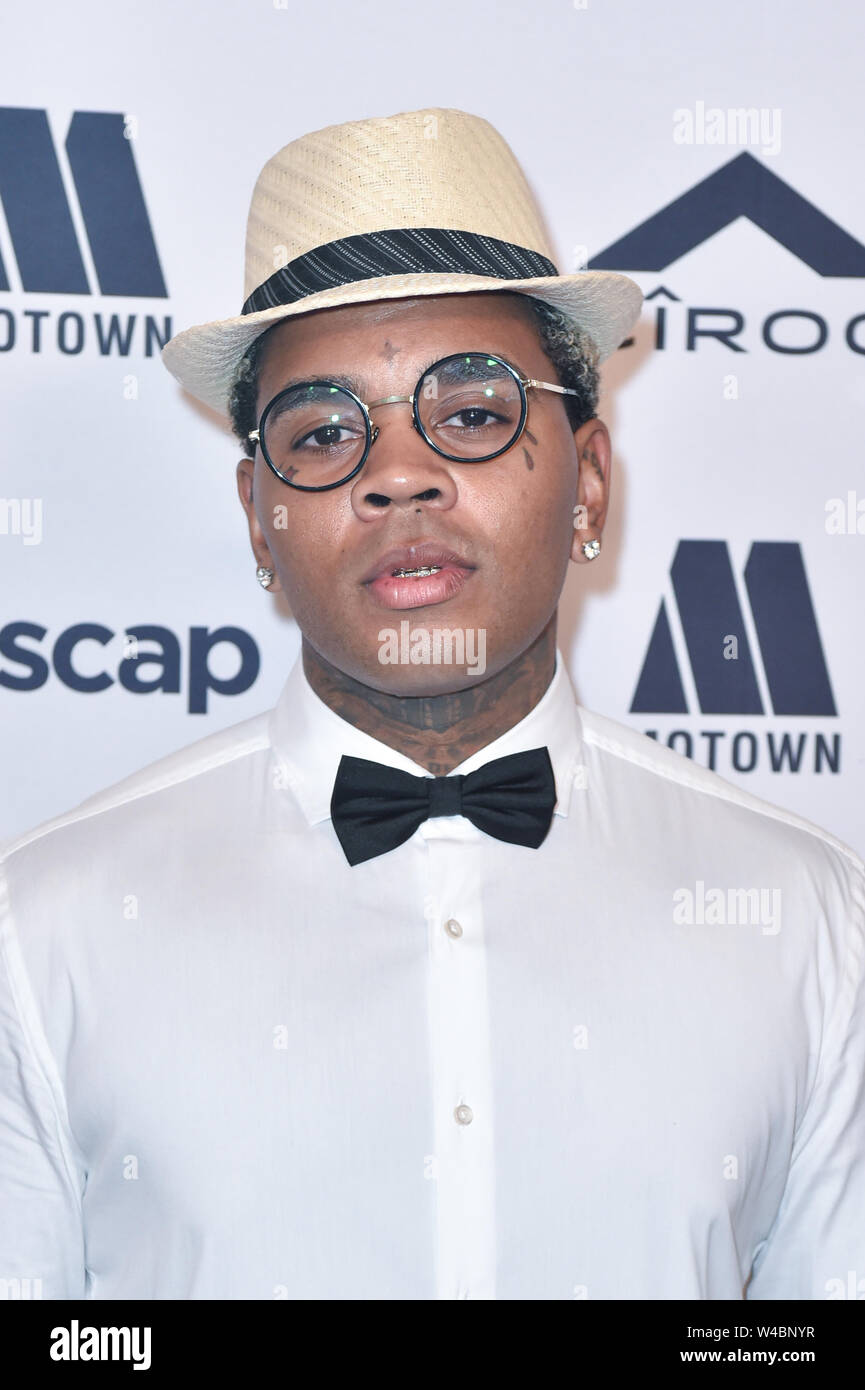 LOS ANGELES - JUNE 20:  Red carpet arrivals to the 2019 ASCAP Rhythm and Soul Awards at The Beverly Wilshire Hotel on June 20, 2019 in Beverly Hills, CA, USA. Featuring: Kevin Gates Where: Beverly Hills, California, United States When: 21 Jun 2019 Credit: WENN.com Stock Photo