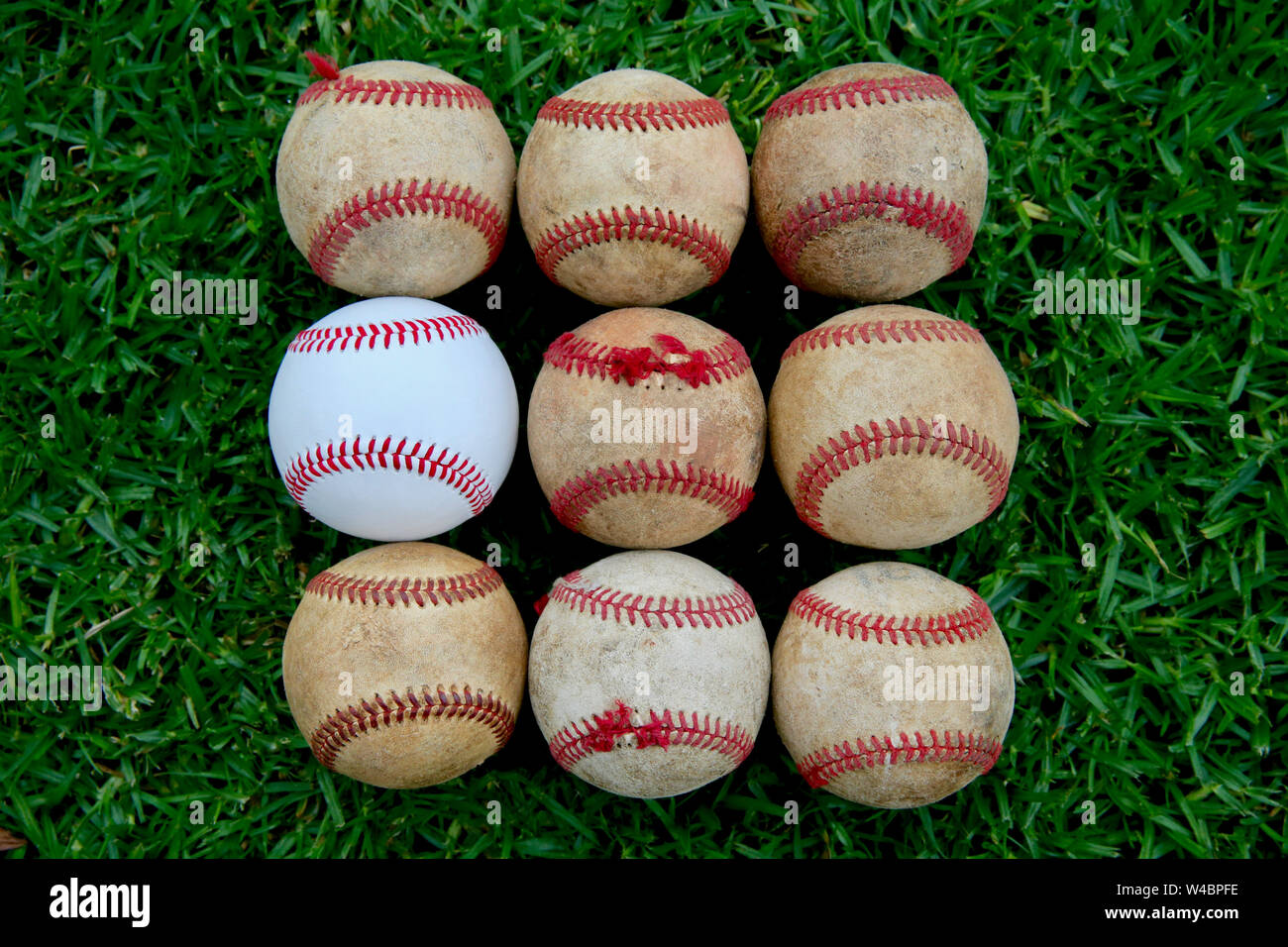 Baseball Rookie - Second Baseman Stock Photo