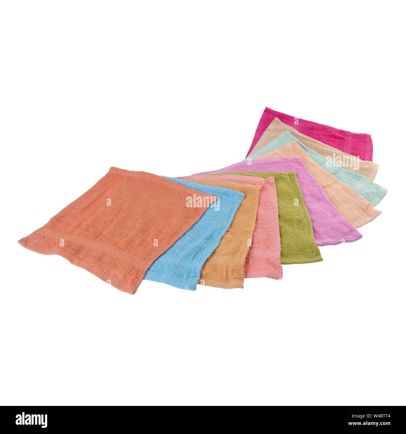 Kitchen towel on a white background Stock Photo