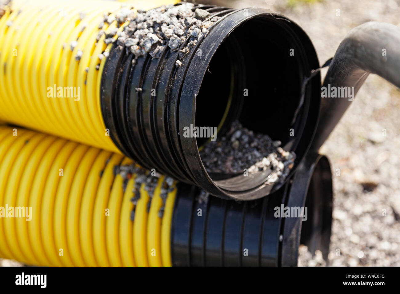 Plastic Underground Pipe High Resolution Stock Photography and Images
