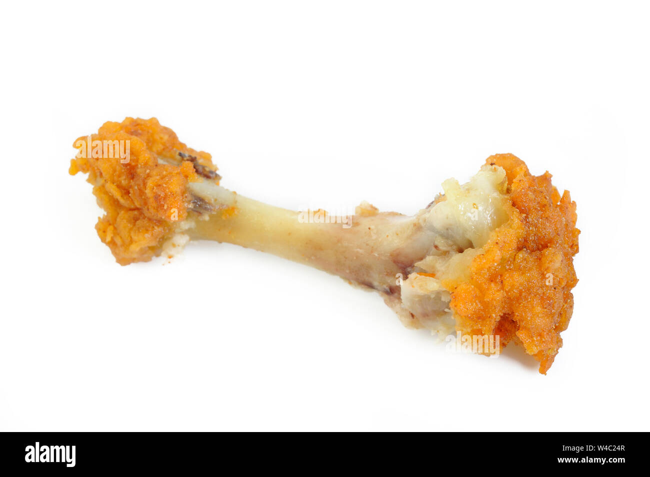 chicken bones on white background Stock Photo Alamy