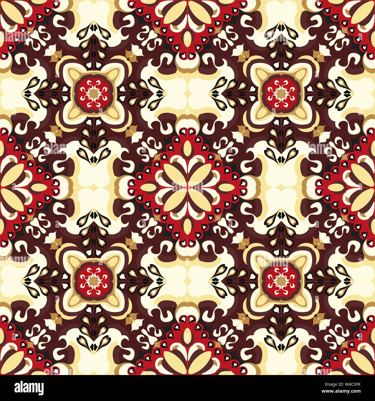 beautiful delicate abstract color seamless pattern vector illustration Stock Vector