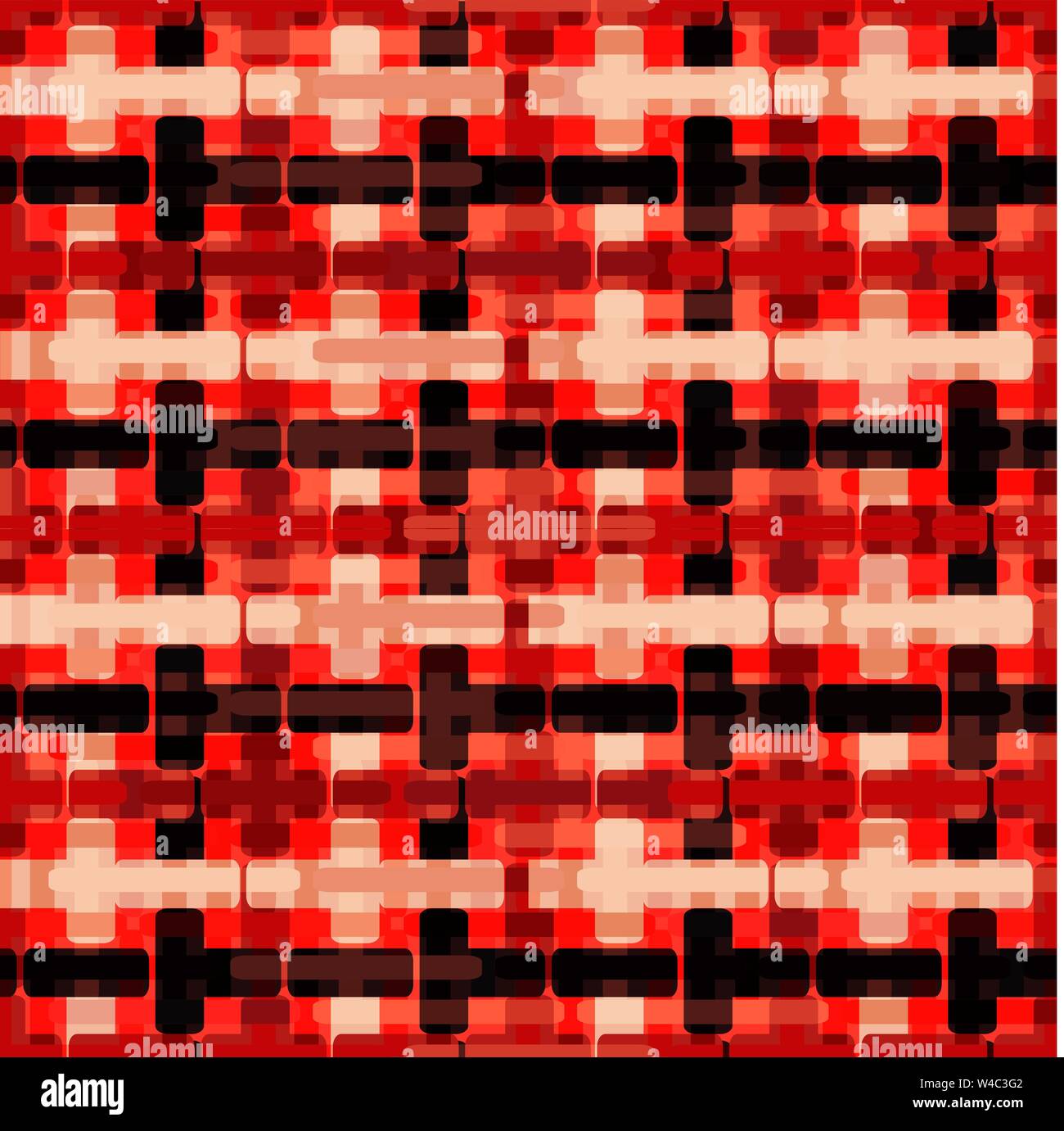 black red and white geometric polygons background vector illustration Stock Vector