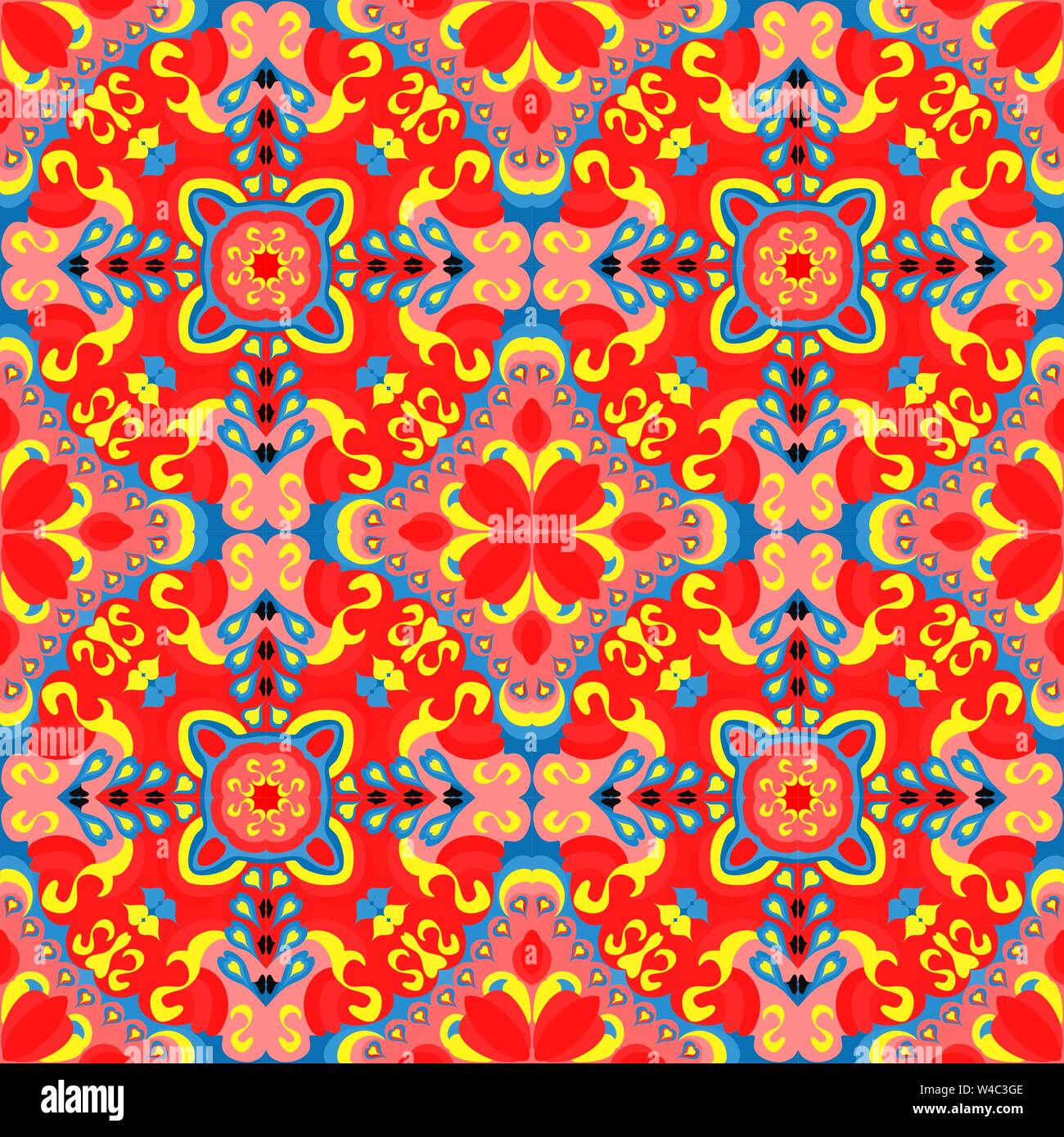 delicate abstract color seamless pattern vector illustration Stock ...