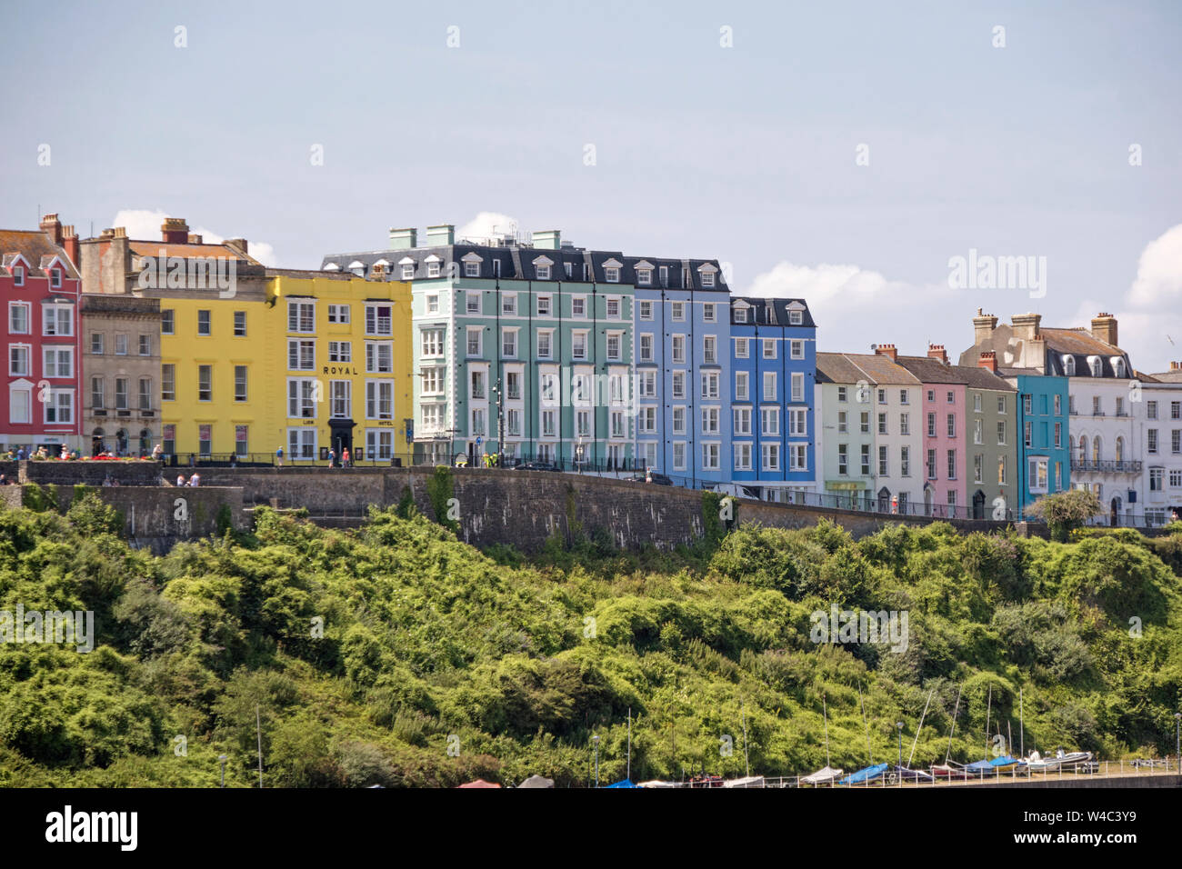 The Welsh coastal town of Tenby, Pembrokeshire, Wales, UK Stock Photo