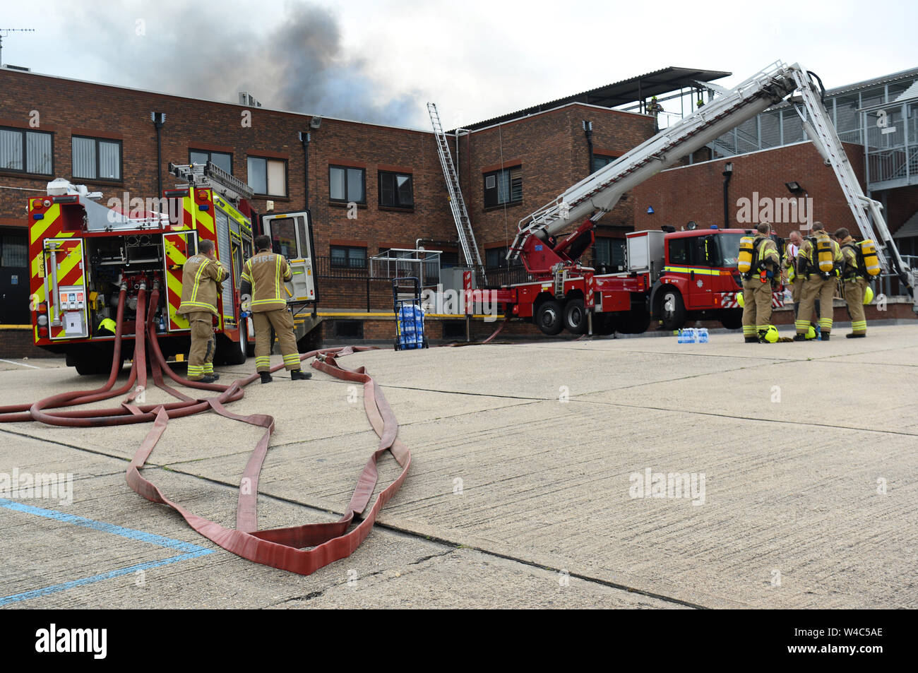Fire walthamstow mall on selbourne road hires stock photography and