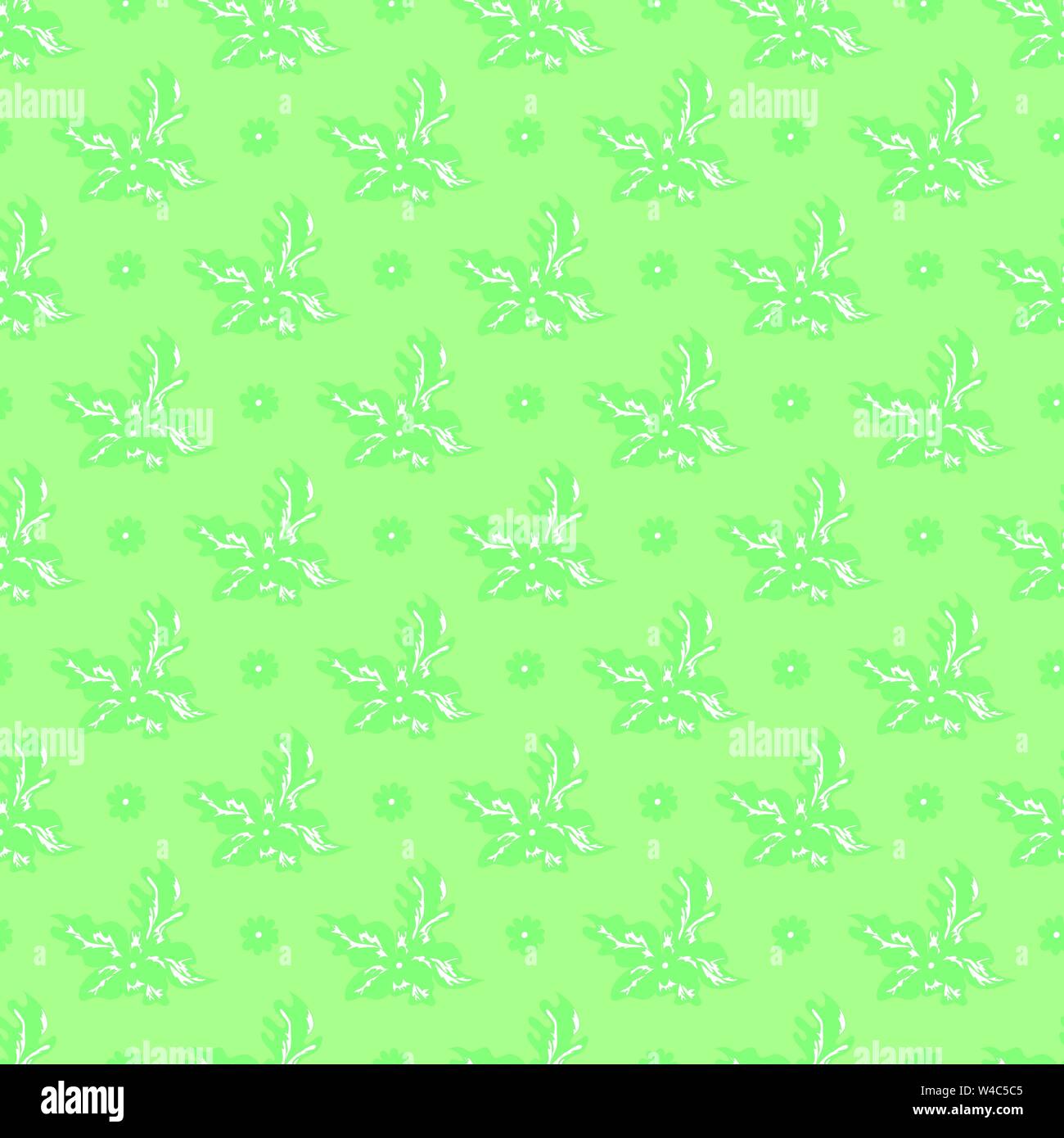 Abstract gentle seamless green background for a Web Site Stock Vector