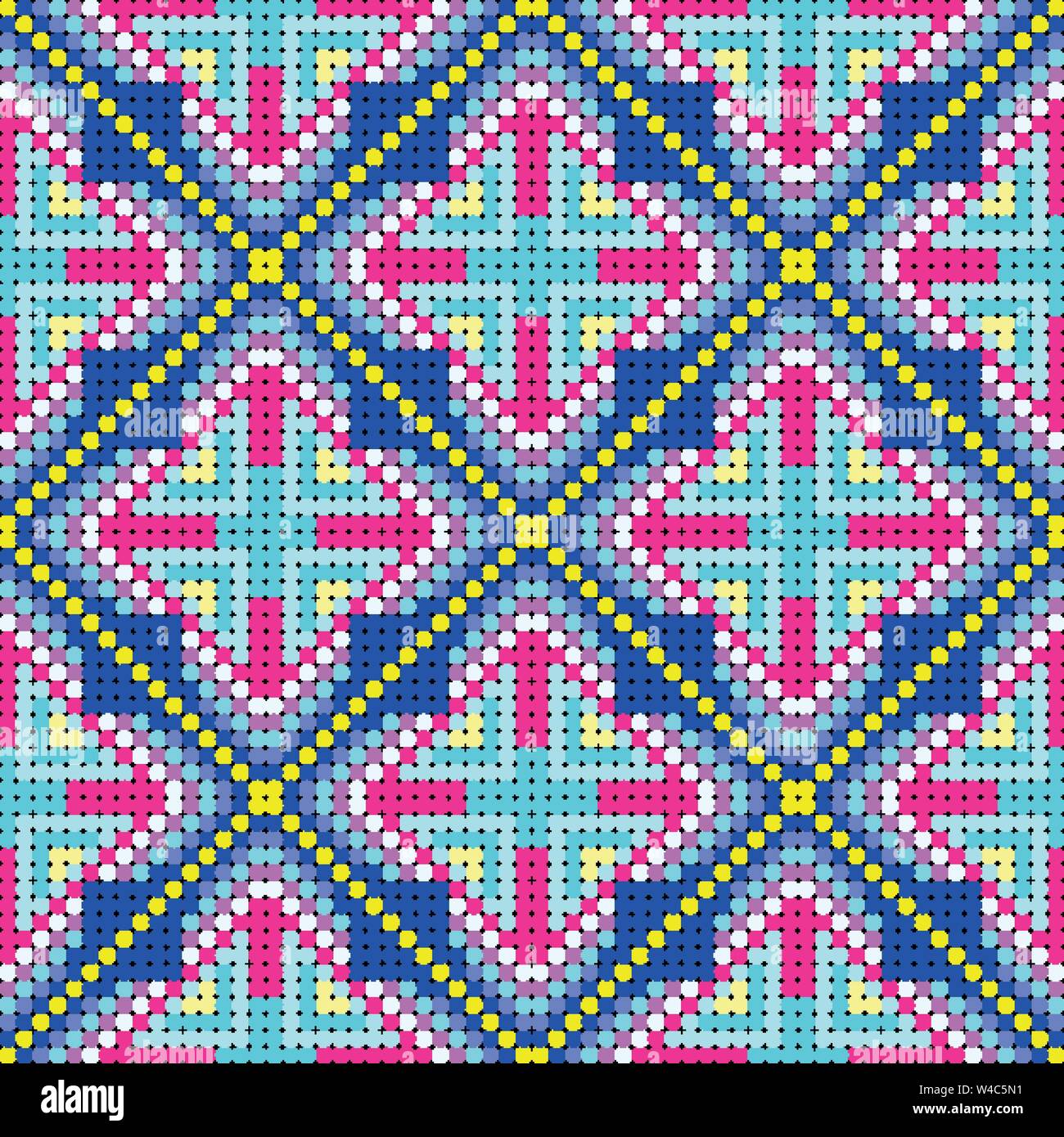 bright colored small colored balls seamless pattern Stock Vector