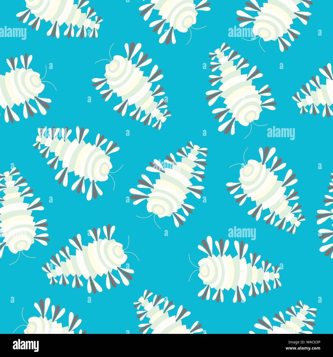 beetle pattern Stock Vector