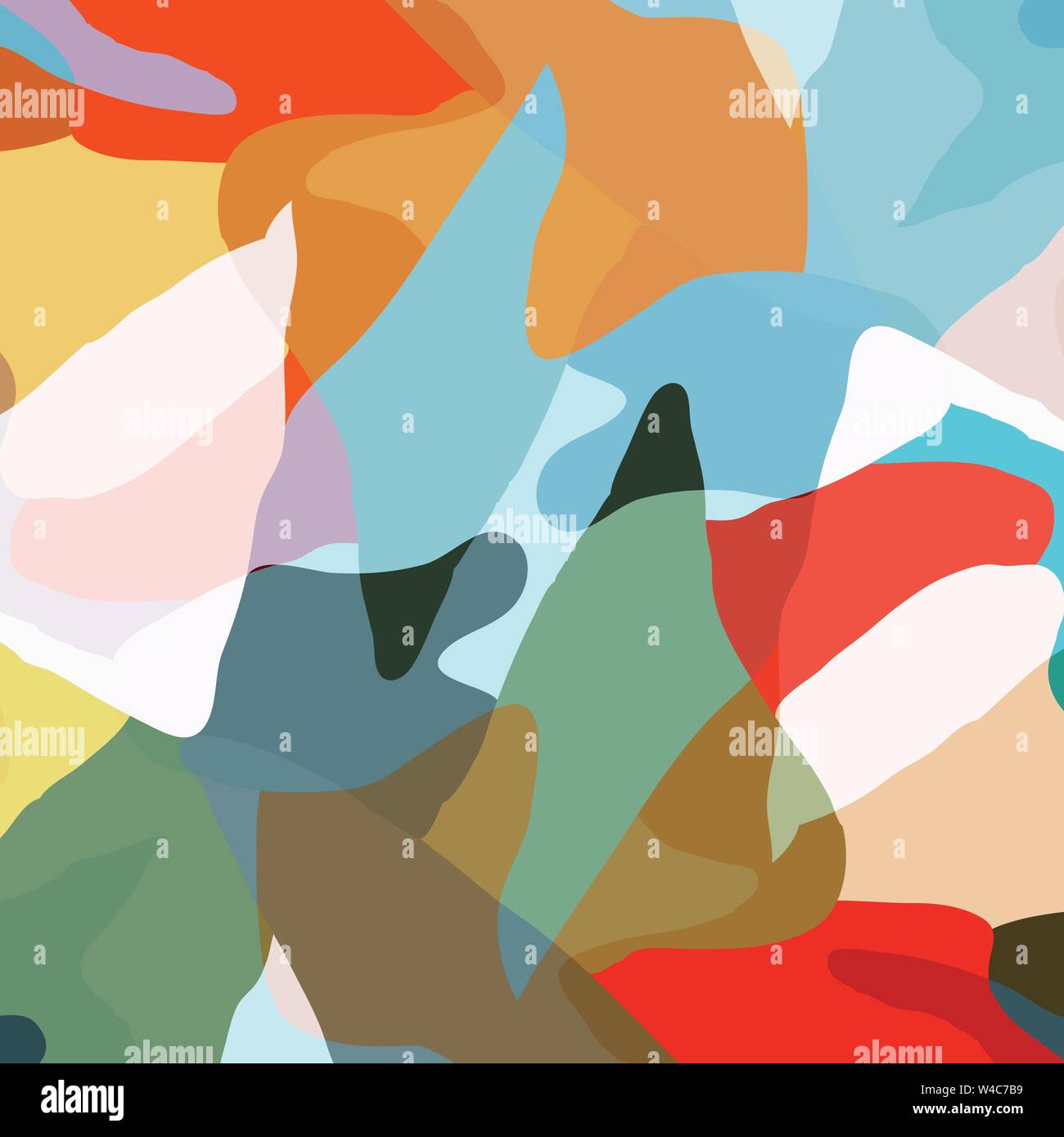 abstract geometric objects graffiti grunge effect Stock Vector