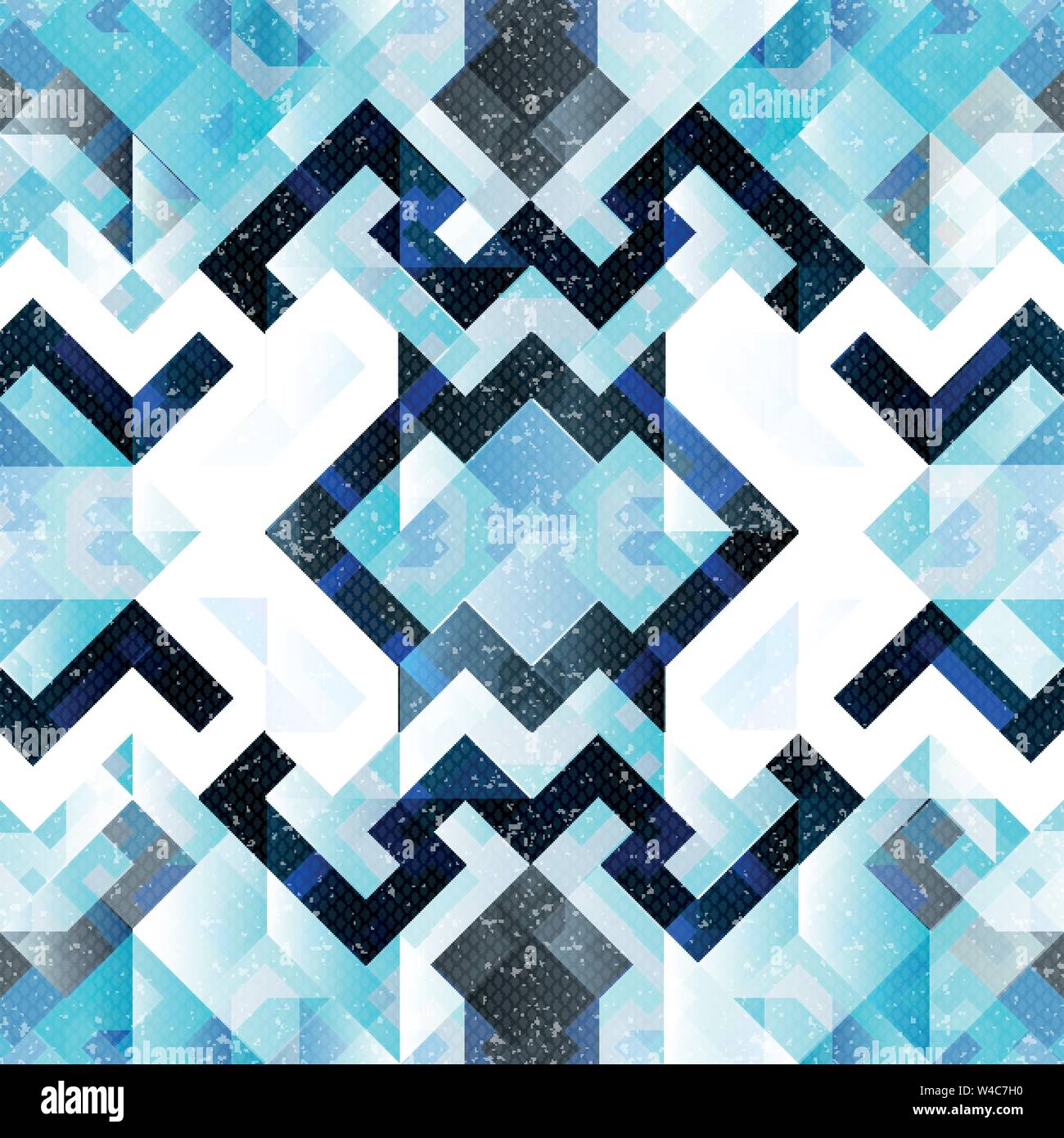 colorful geometric seamless pattern Stock Vector