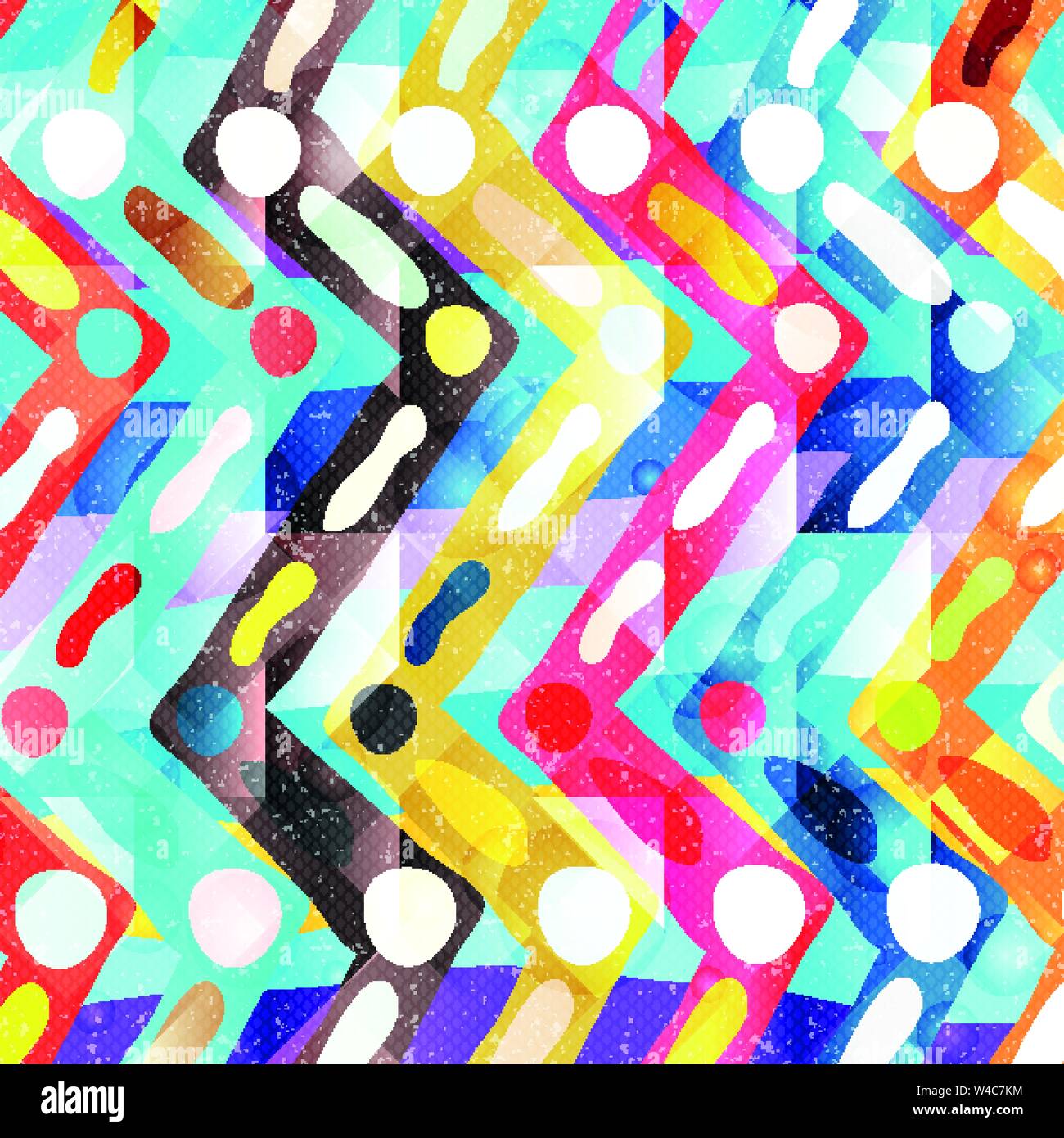 graffiti colored geometrical objects vector illustration Stock Vector