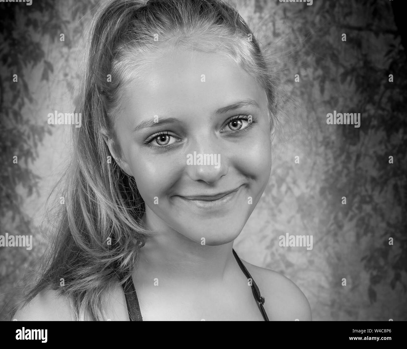 Young blond girl Stock Photo