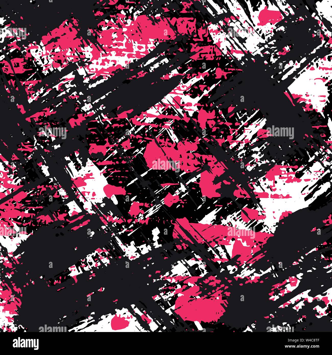 colored graffiti stains on a black background grunge texture Stock Vector
