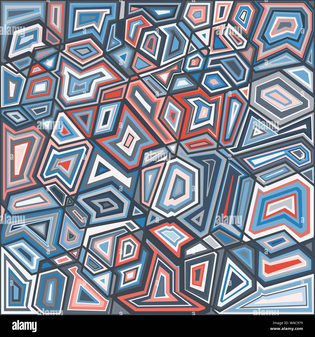 colored polygons beautiful bright geometric background vector illustration Stock Vector