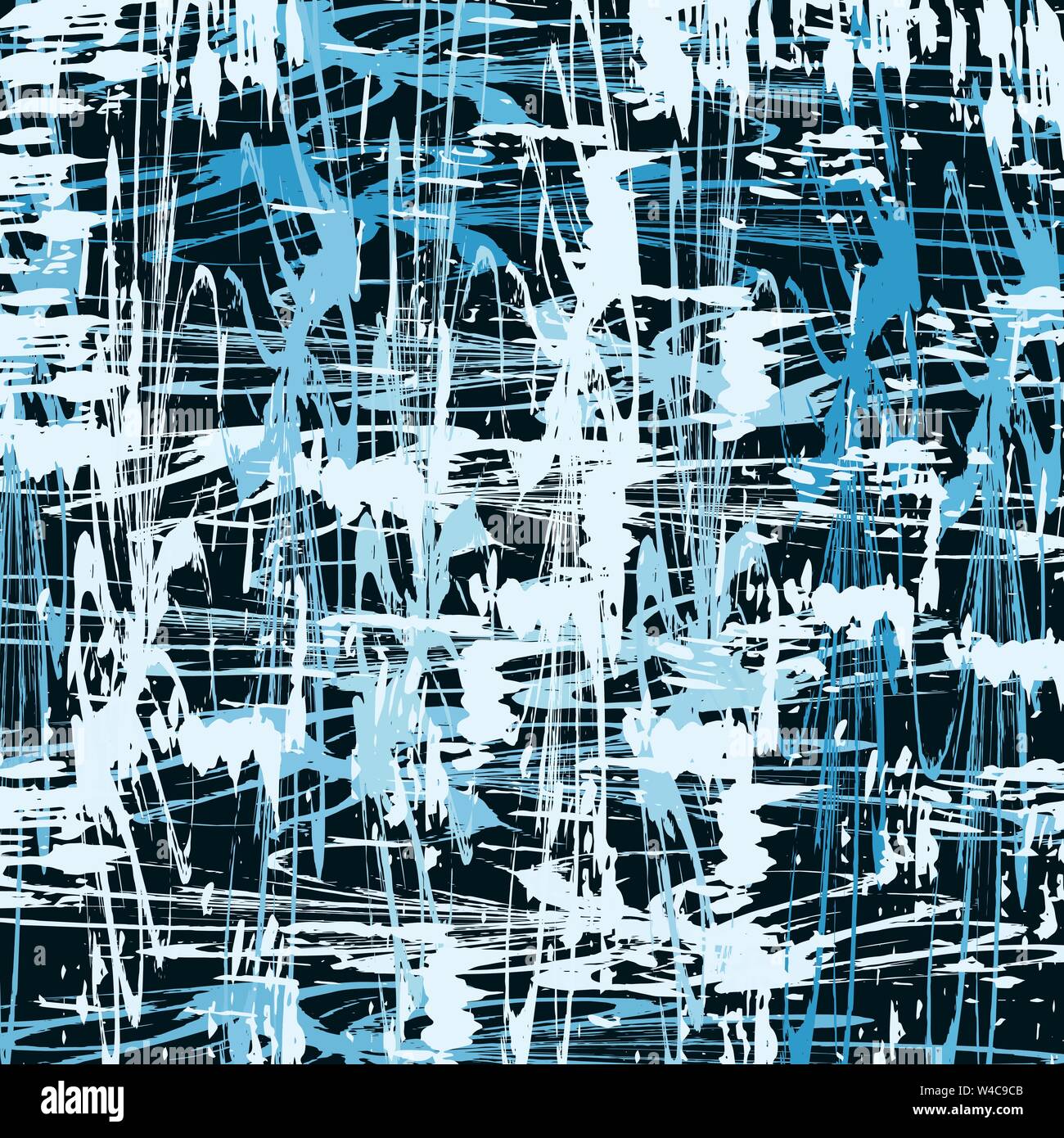 colored lines Graffiti pattern on a black background vector illustration Stock Vector