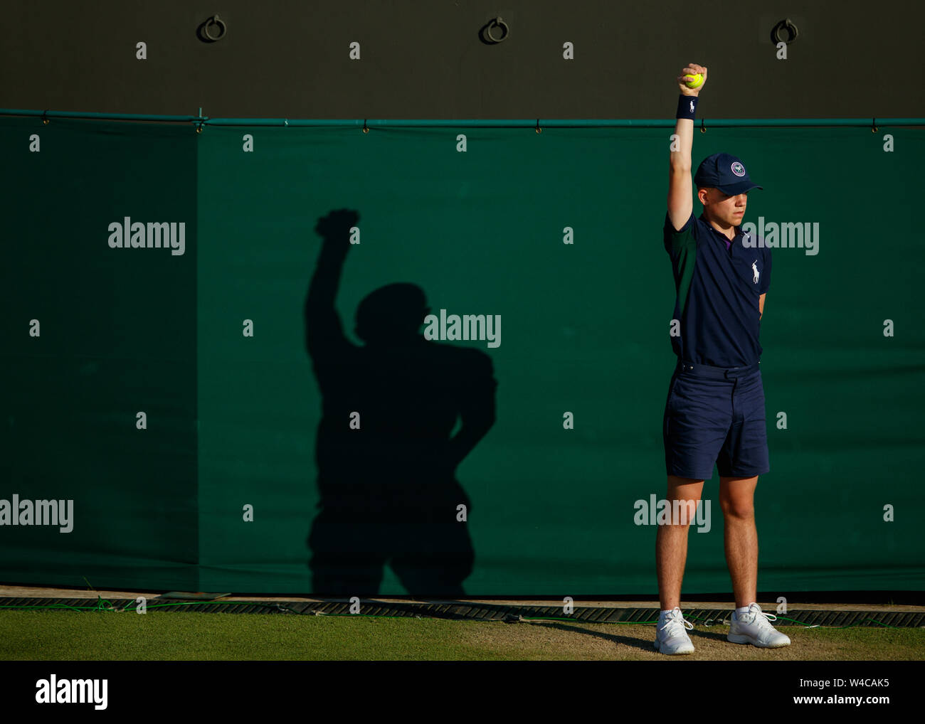 Ball boys at the Wimbledon Championships 2019 Stock Photo Alamy