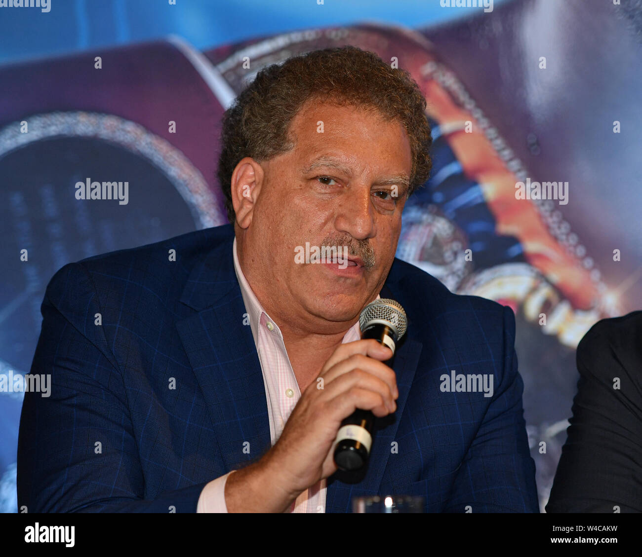 London, UK. 22nd July, 2019.  Brad Jacobs  during Matchroomboxing presents Lomachenkon and Campbell Press Conference at Glaziers Hall on Monday, July 22, 2019 in LONDON, ENGLAND.  (Editorial use only, license required for commercial use. No use in betting, games or a single club/league/player publications. Credit: Taka Wu/Alamy Live News Stock Photo