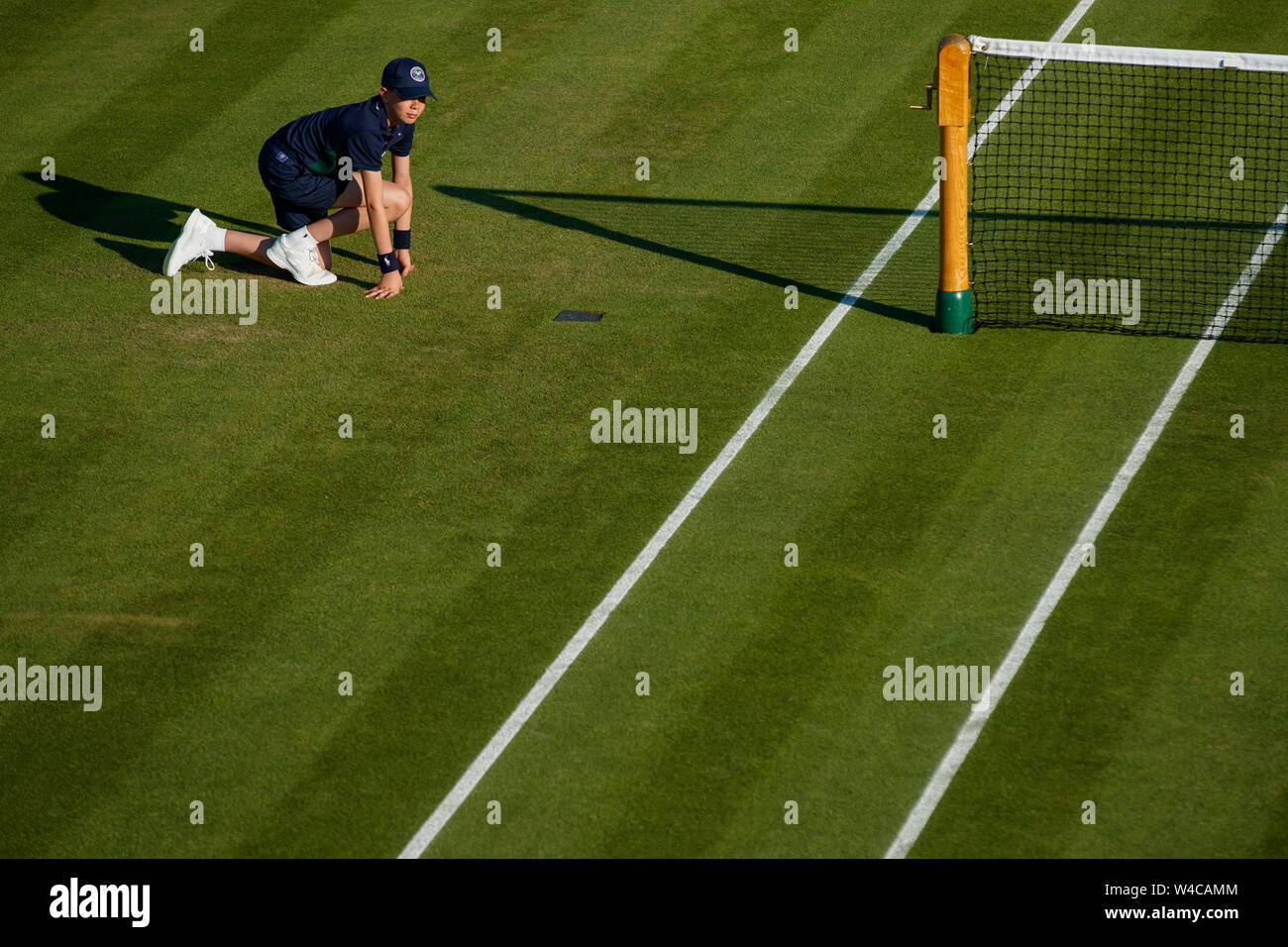 Ball boys at the Wimbledon Championships 2019 Stock Photo Alamy