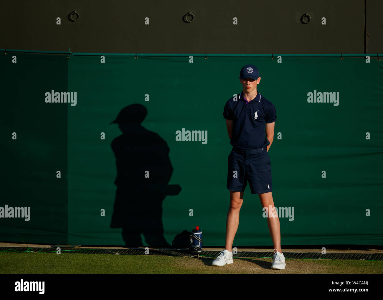 Ball boys at the Wimbledon Championships 2019 Stock Photo Alamy