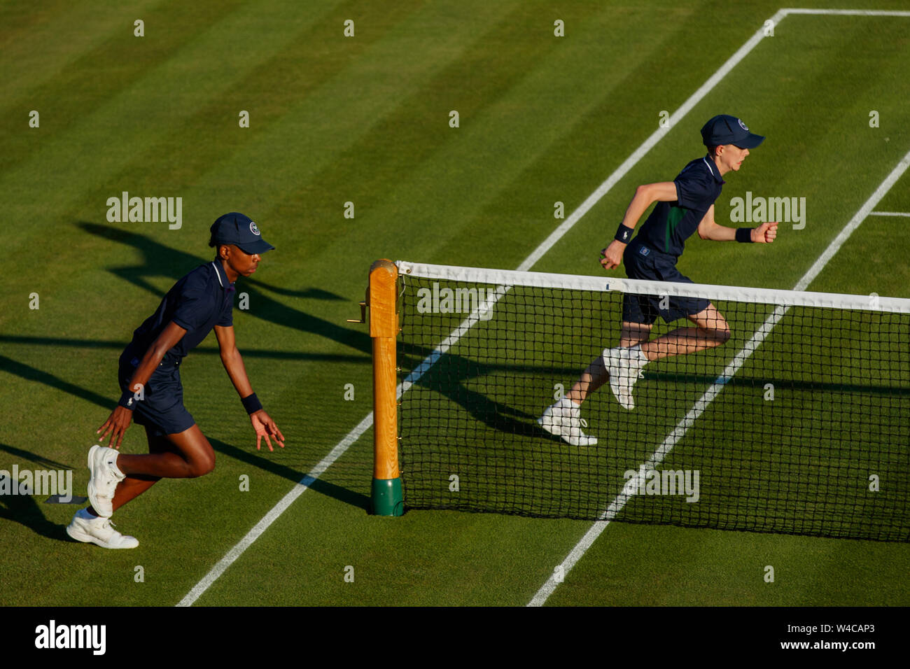 Ball boys at the Wimbledon Championships 2019 Stock Photo Alamy