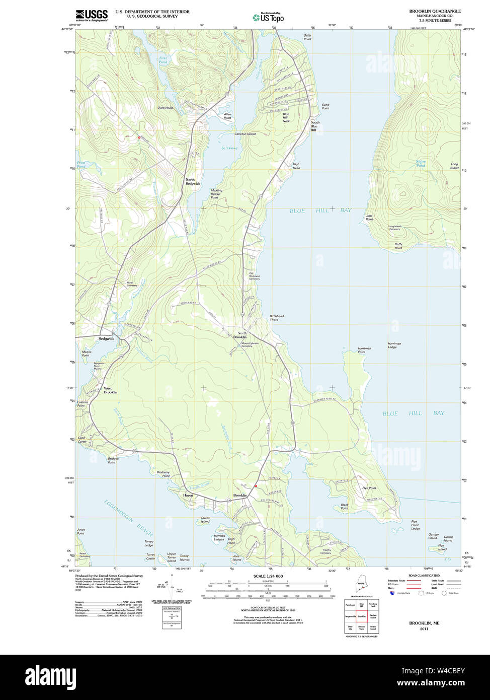 Brooklin maine hires stock photography and images Alamy