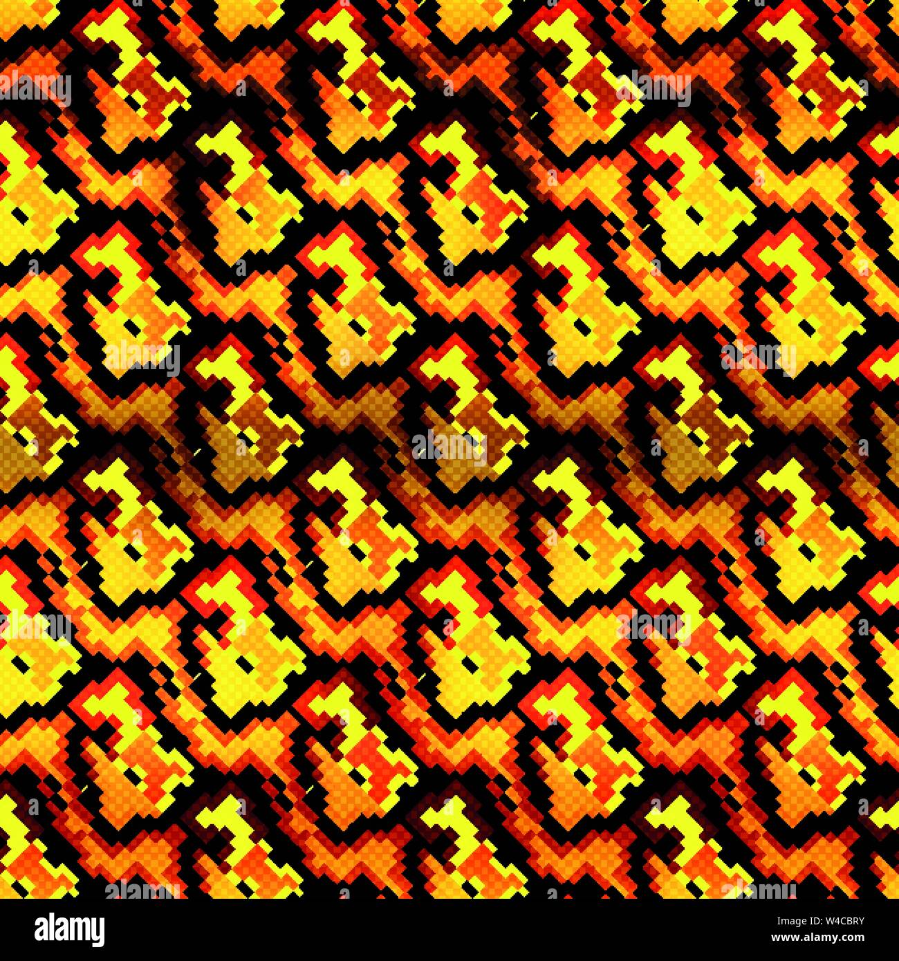 small colored polygons on a beautiful background seamless pattern Stock Vector