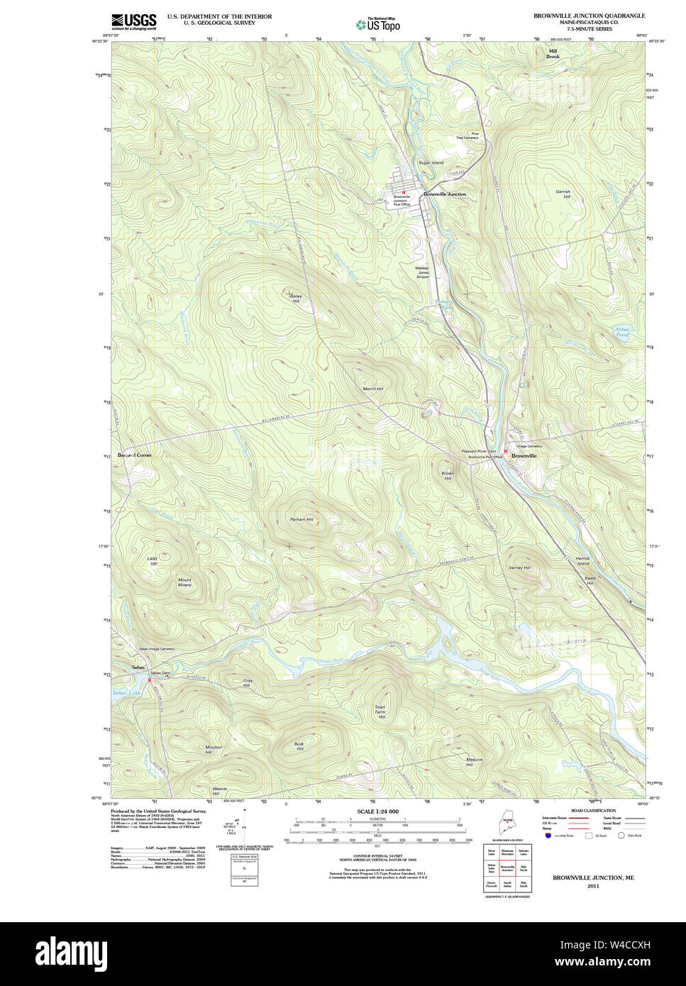 Brownville map hires stock photography and images Alamy