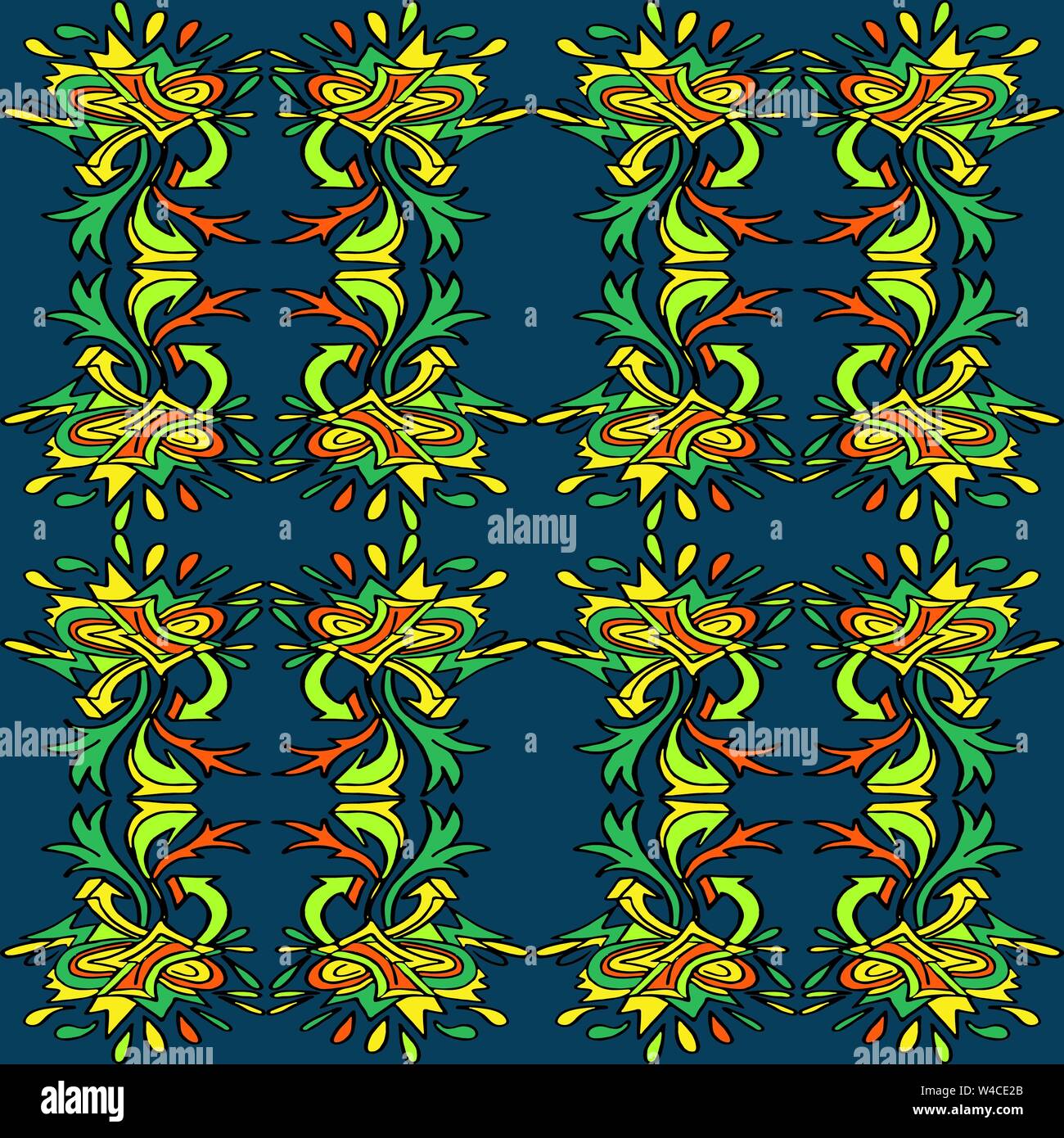 Beautiful abstract gentle graffiti pattern vector illustration Stock Vector