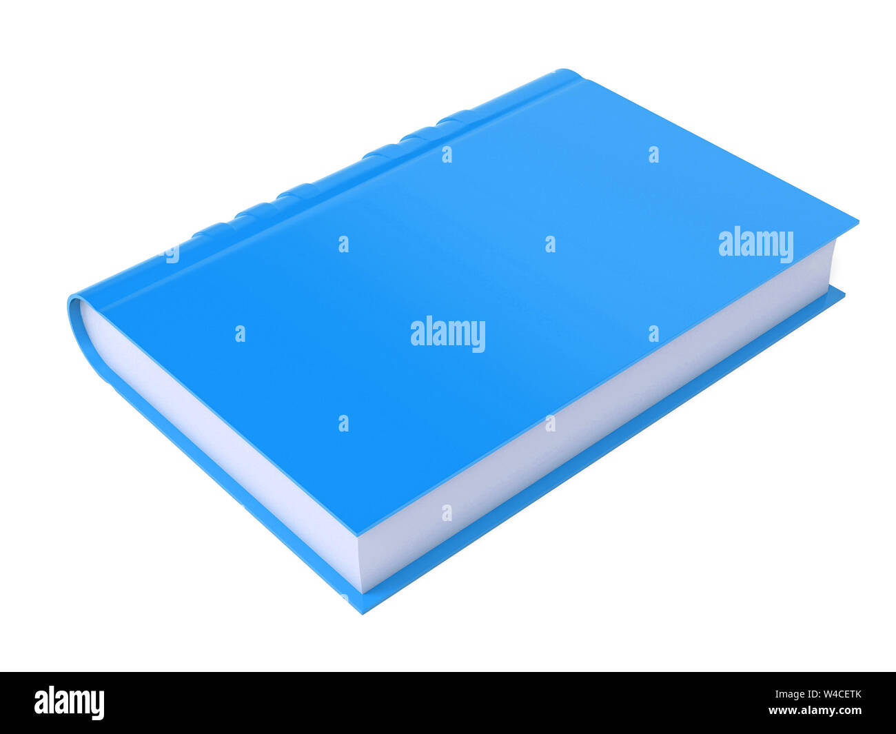 Blue book. 3d rendering illustration isolated Stock Photo